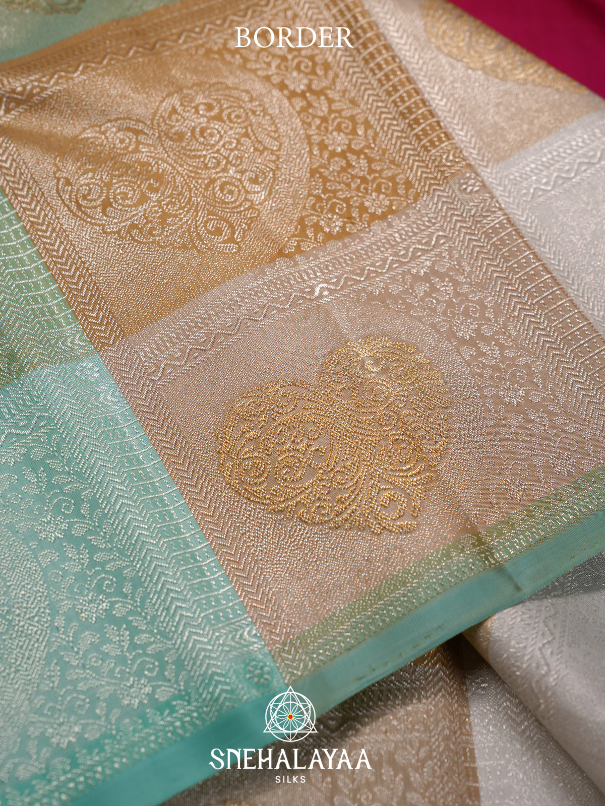 Pink Kanjivaram Silk Saree