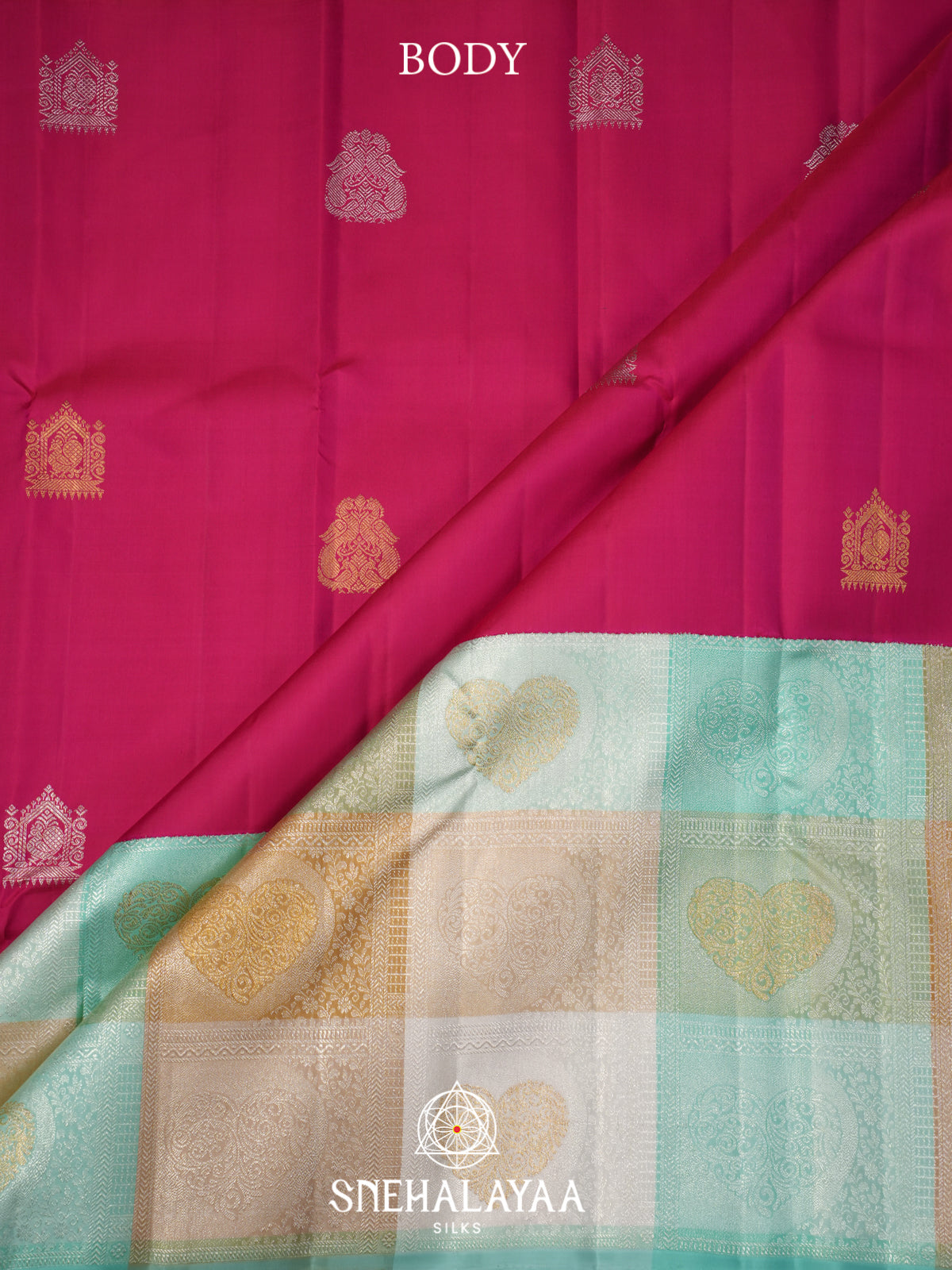 Pink Kanjivaram Silk Saree