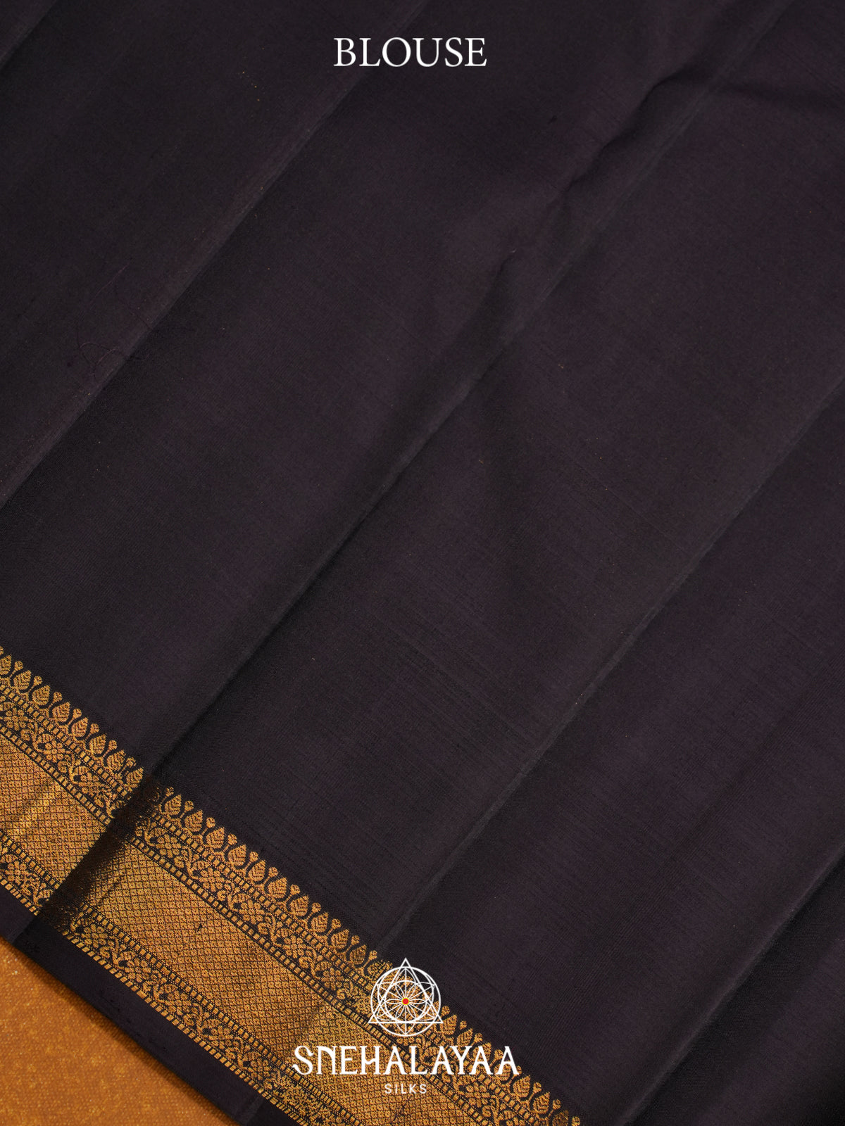 Black Kanjivaram Silk Saree