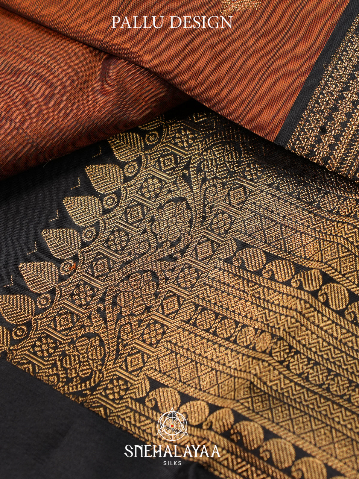 Brown Kanjivaram Silk Saree