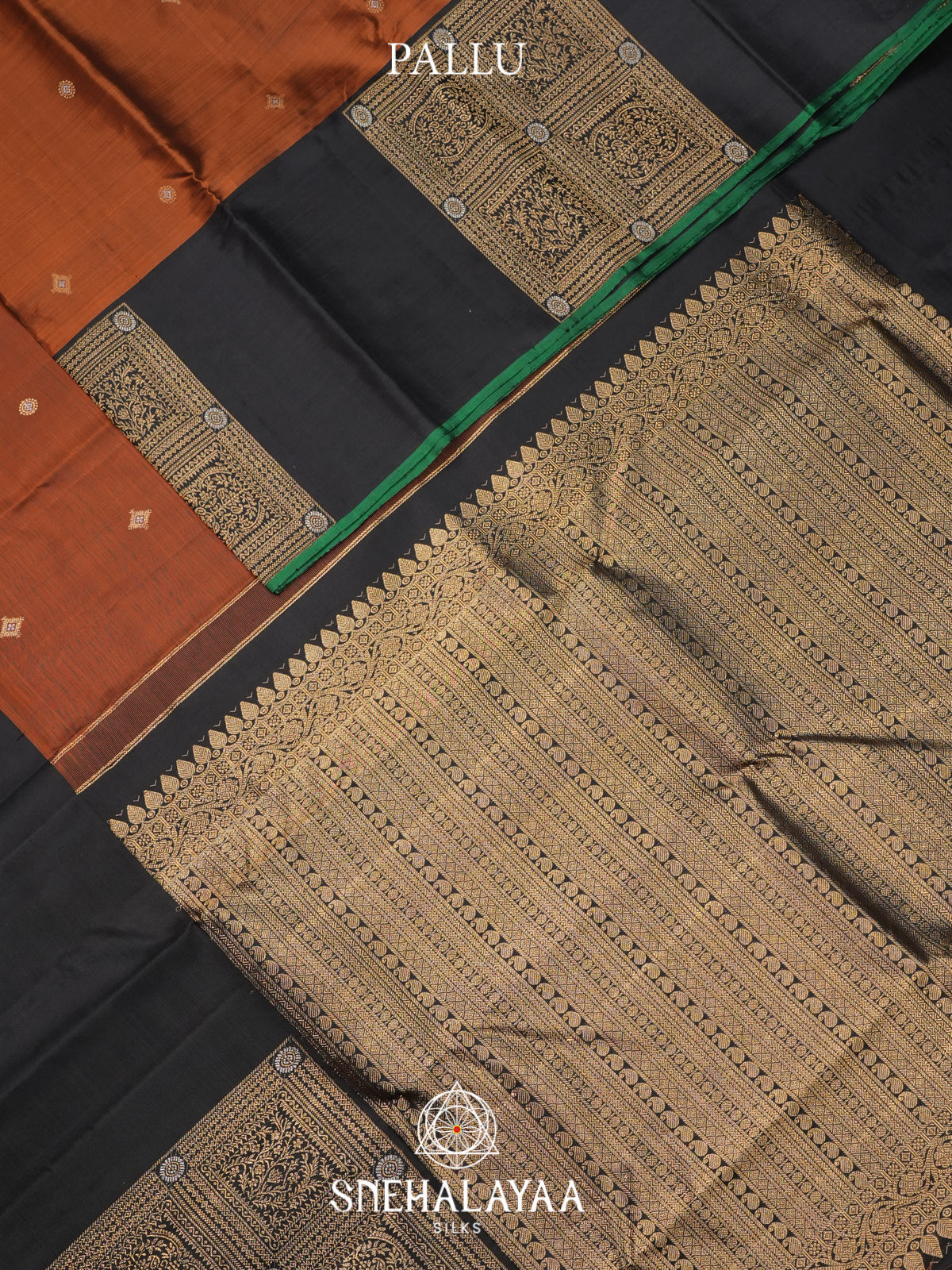 Brown Kanjivaram Silk Saree