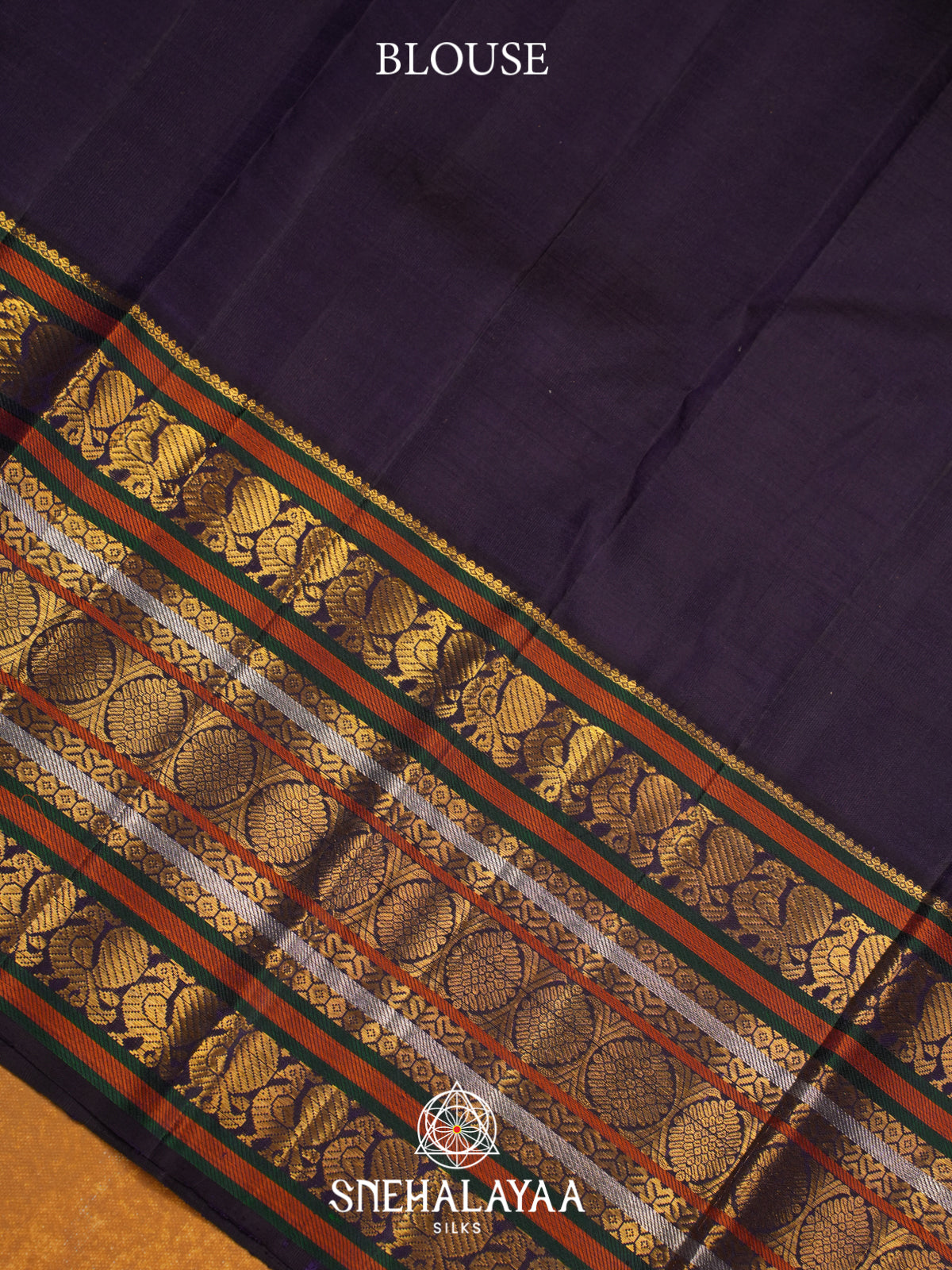Multicolour Checks Kanjivaram Silk Saree