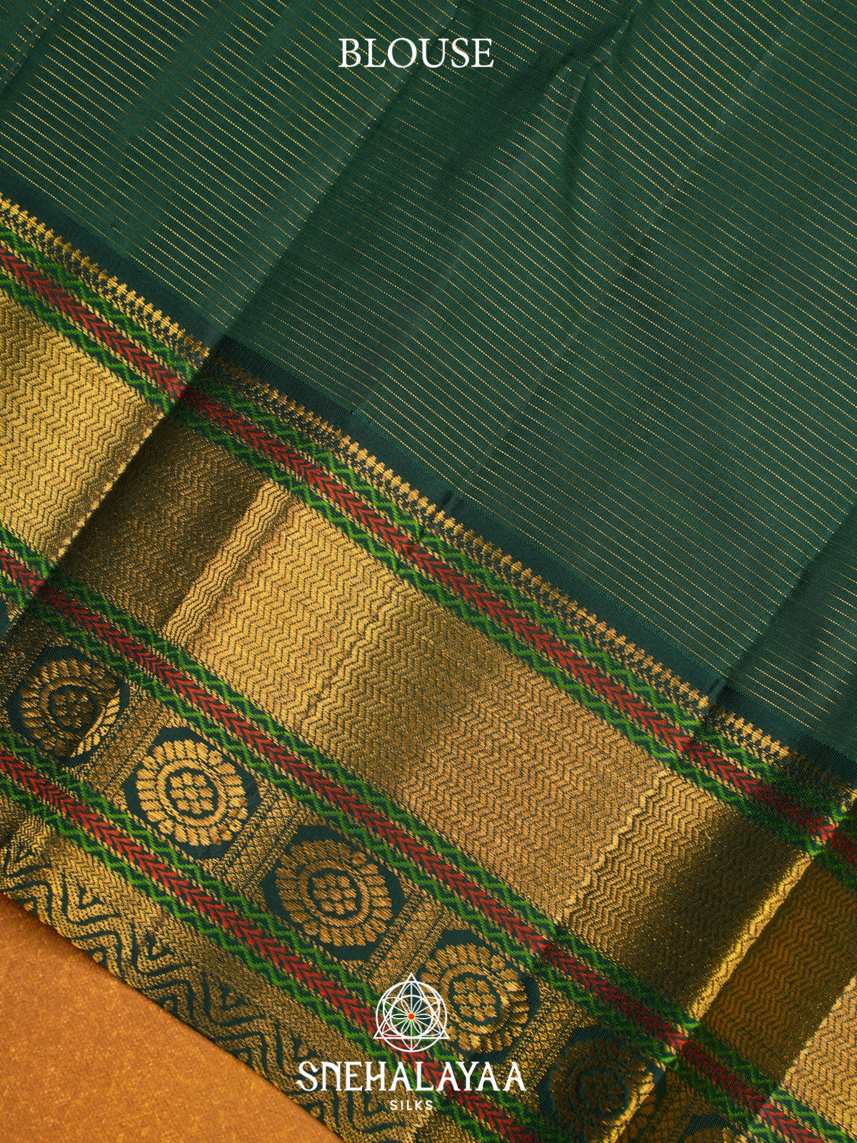 Lime Green Kanjivaram Silk Saree