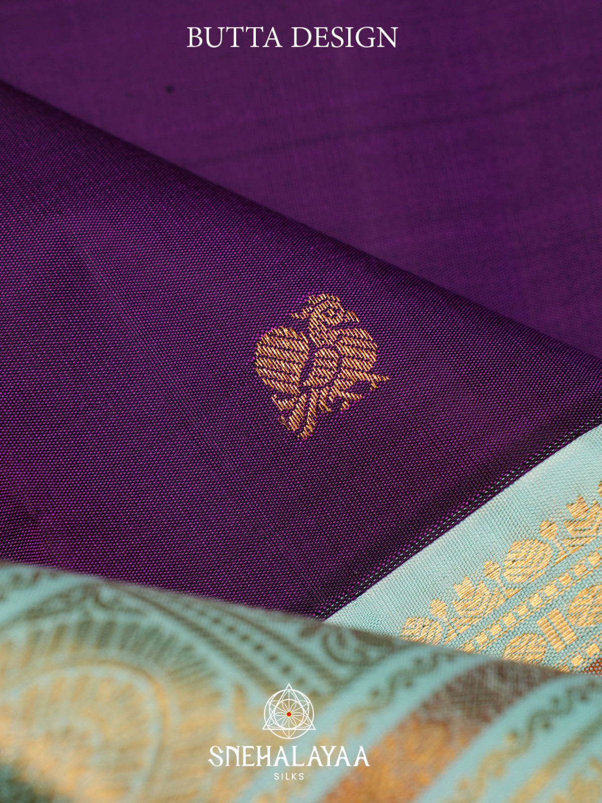Purple Kanjivaram Silk Saree