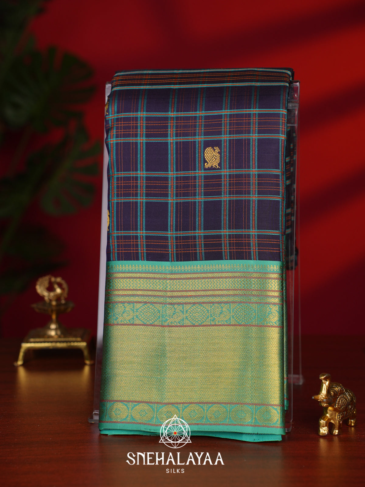 Purple Kanjivaram Silk Saree