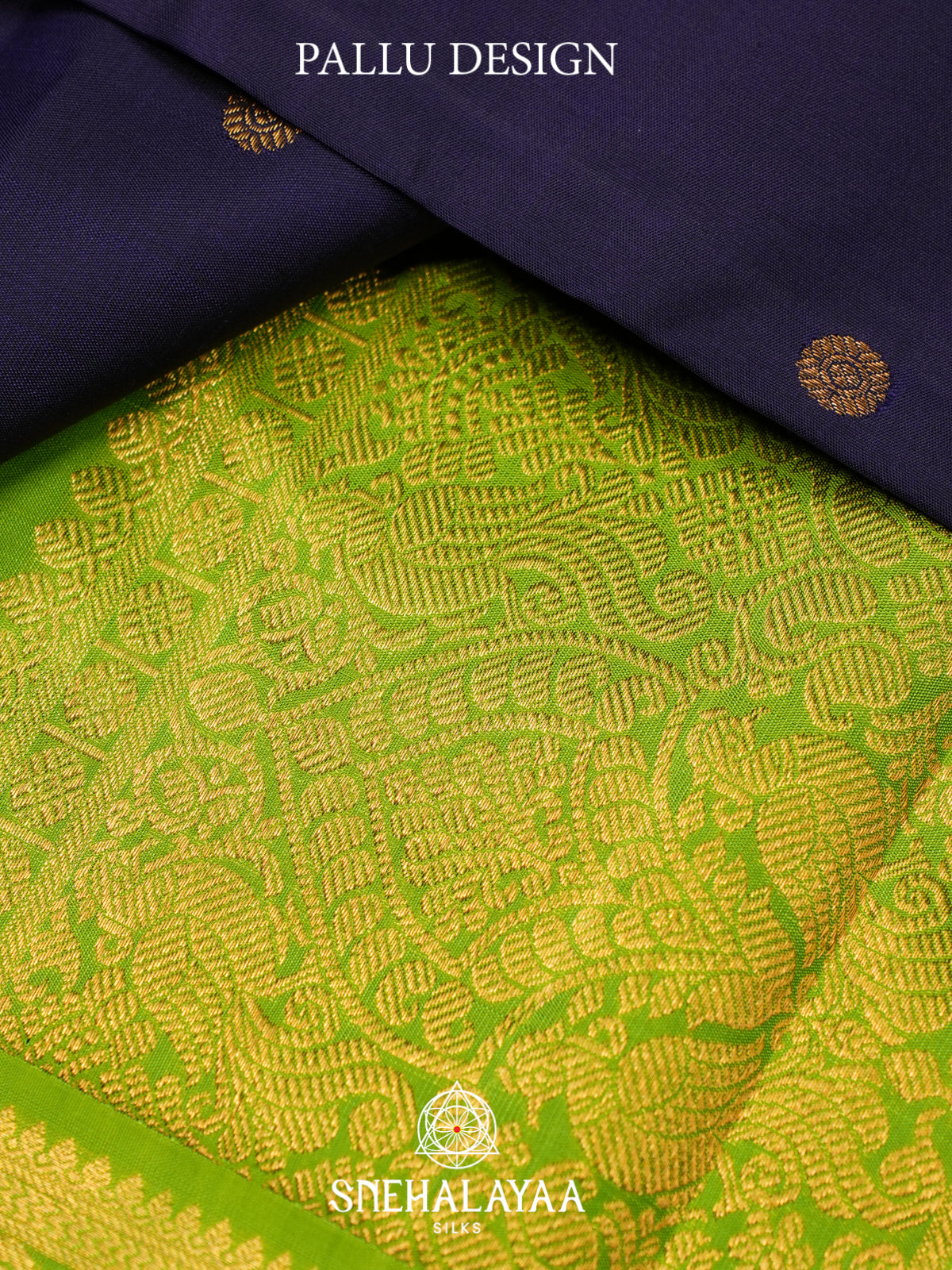 Purple Kanjivaram Silk Saree
