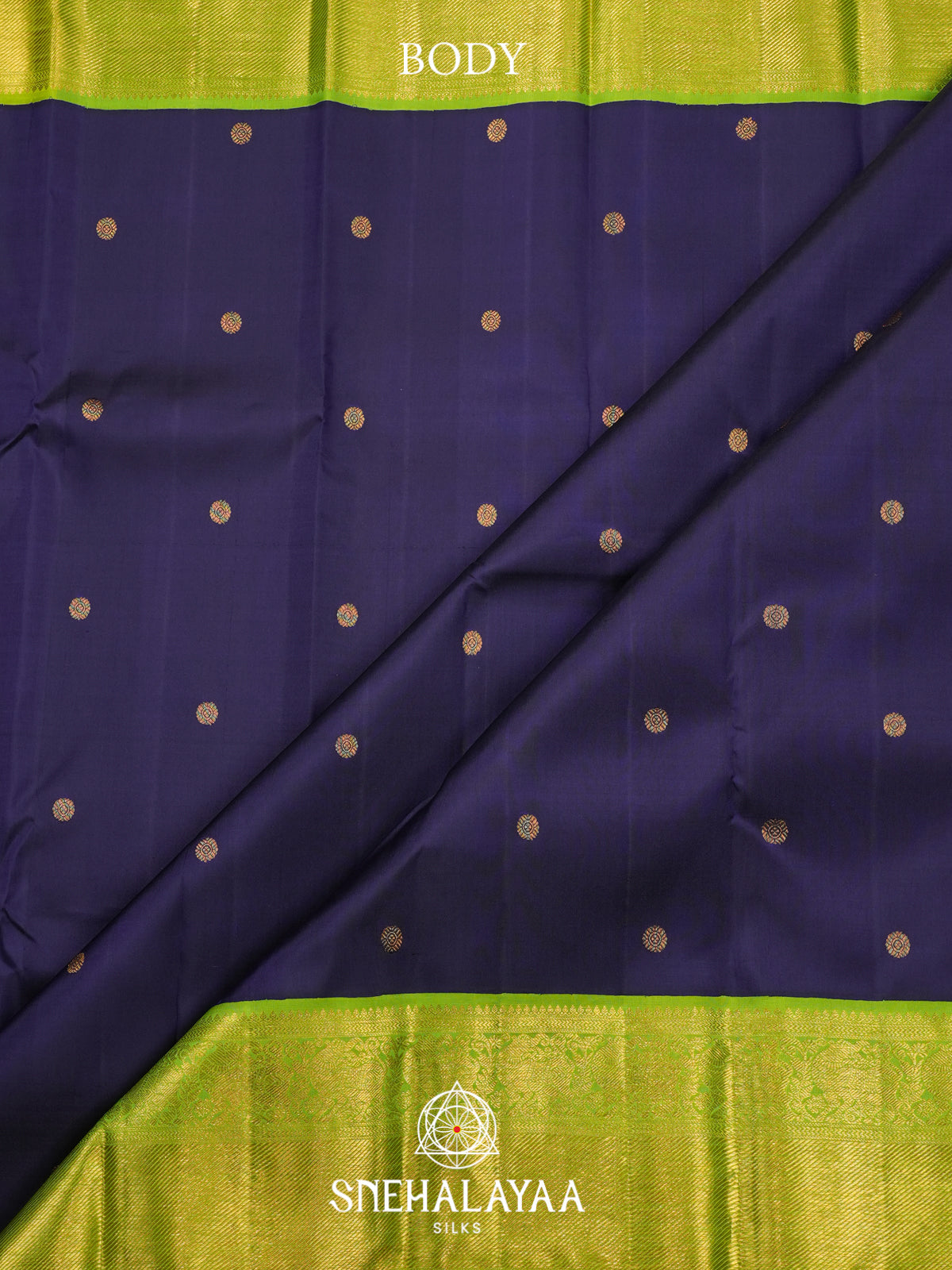 Purple Kanjivaram Silk Saree