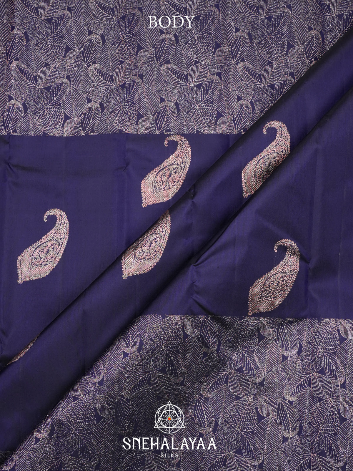 Purple Kanjivaram Silk Saree