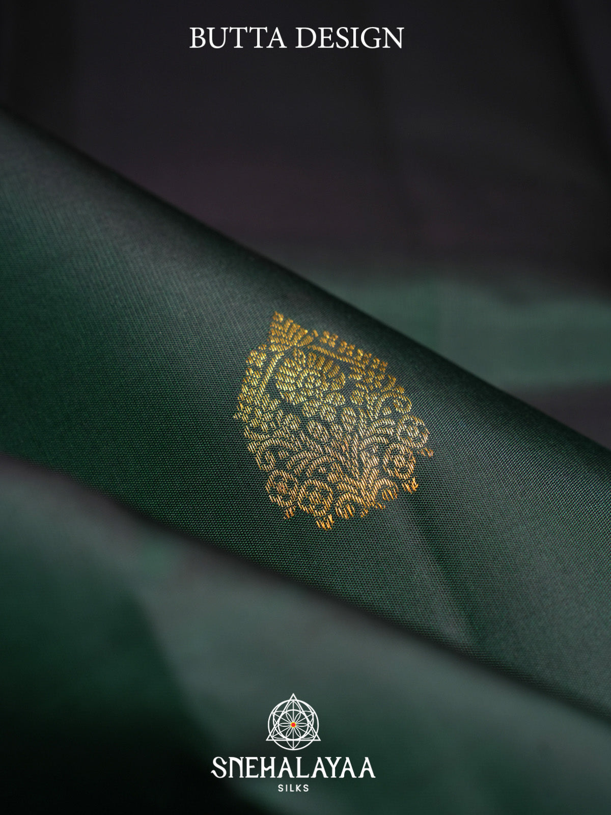 Forest Green Kanjivaram Silk Saree