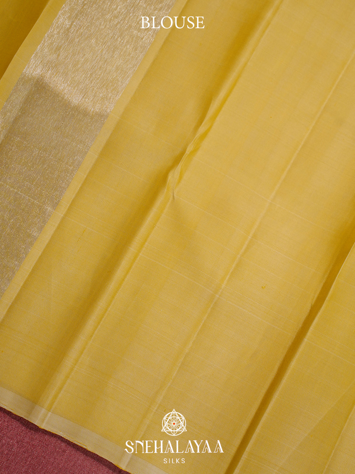 Silver Grey Kanjivaram Silk Saree with Yellow Panels and Gold Zari Circle Motifs