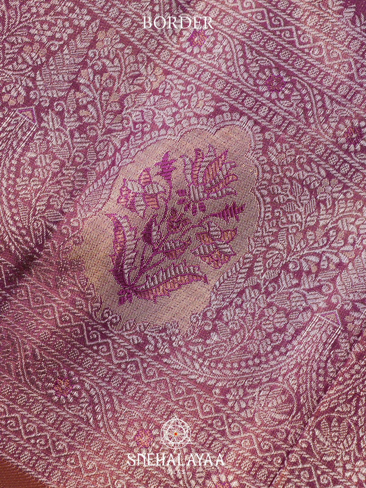 Rose Pink Kanjivaram Silk Saree