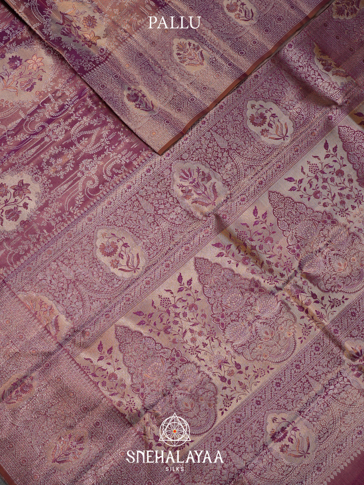 Rose Pink Kanjivaram Silk Saree