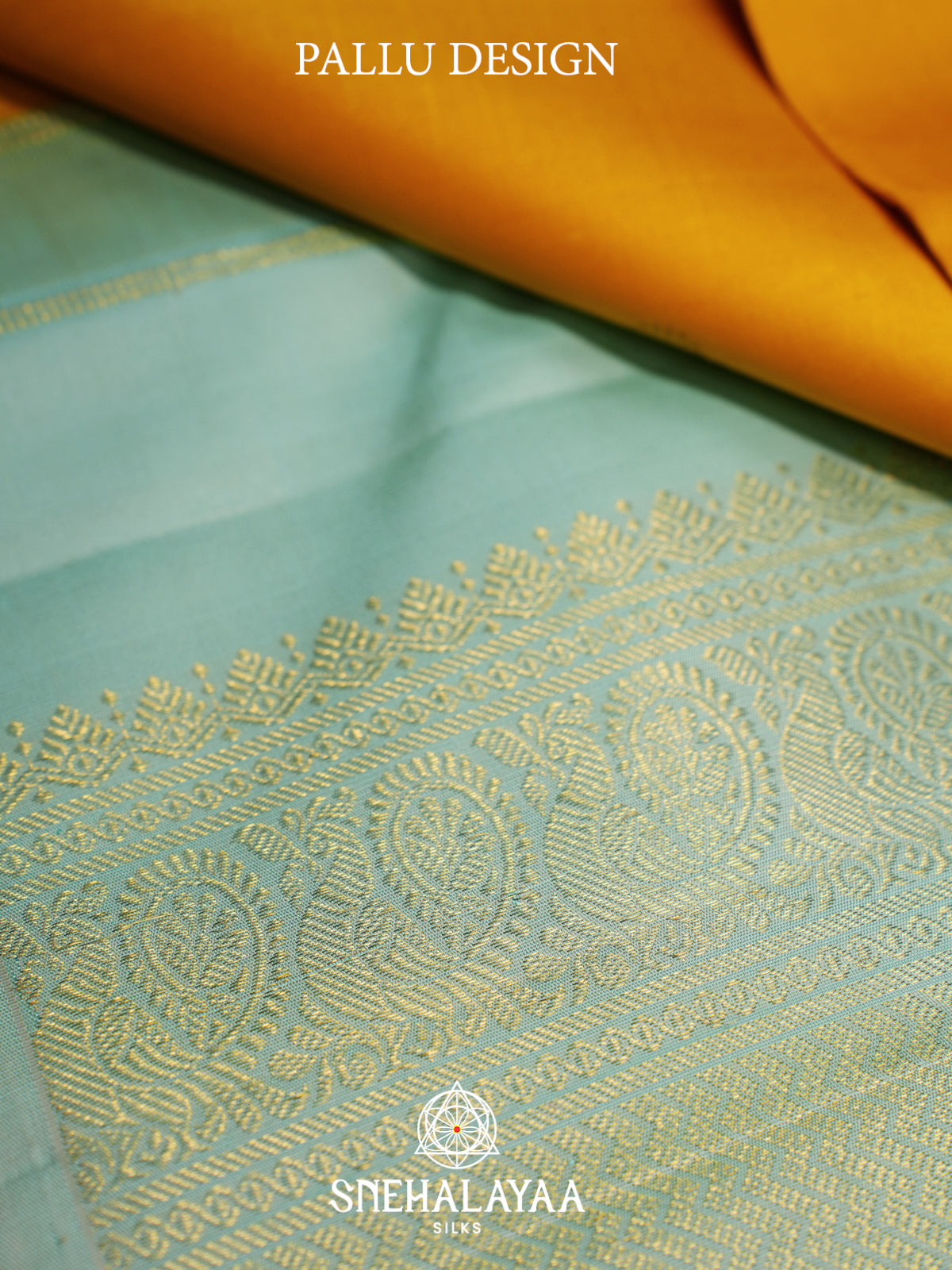 Mango Yellow Kanjivaram Silk Saree