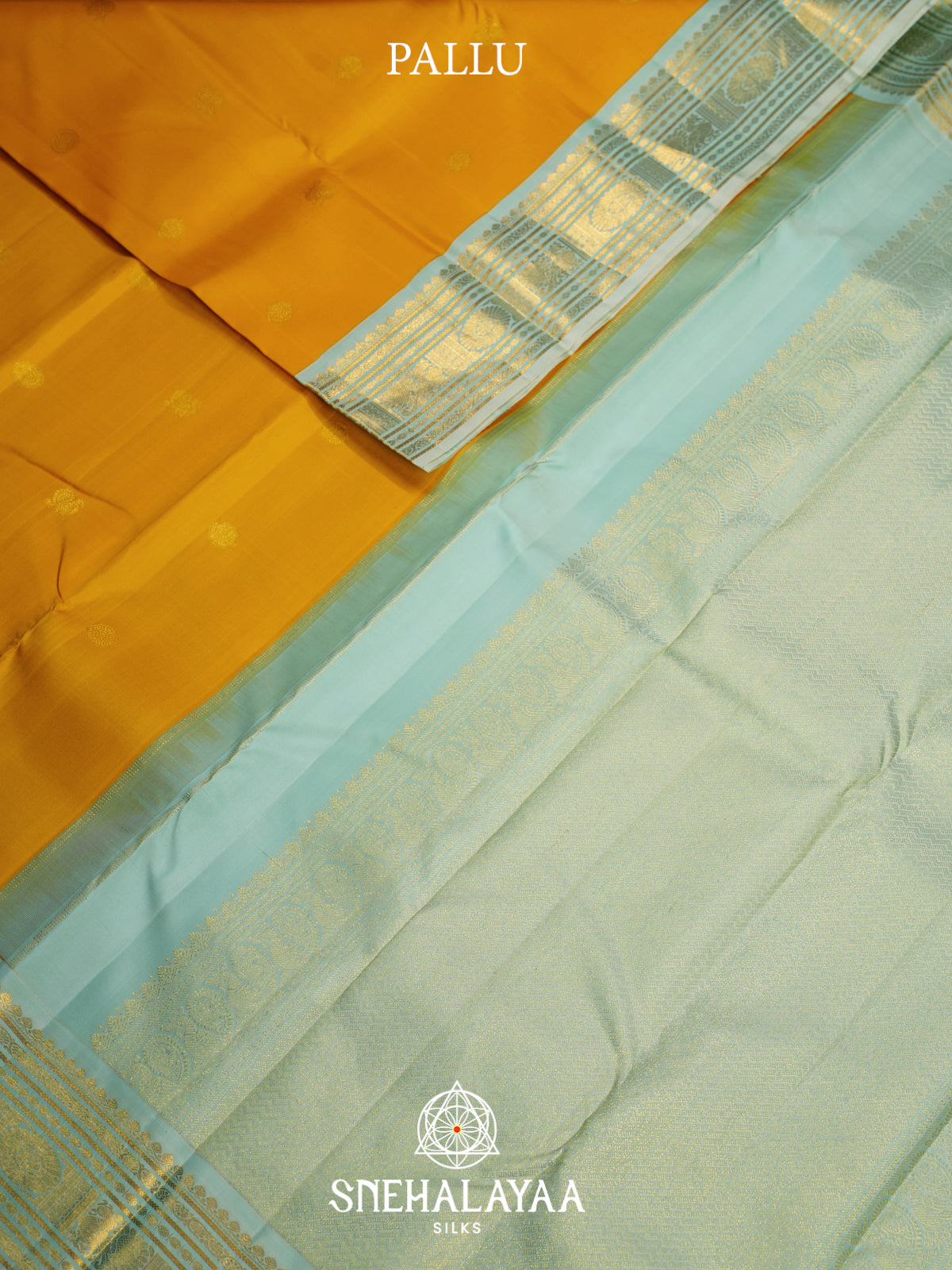Mango Yellow Kanjivaram Silk Saree