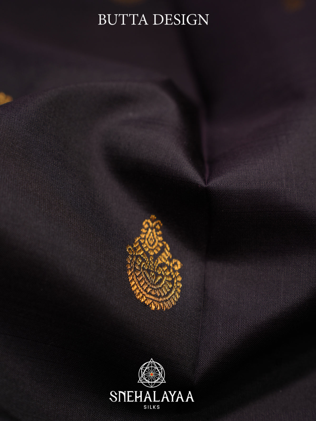 Black Kanjivaram Silk Saree