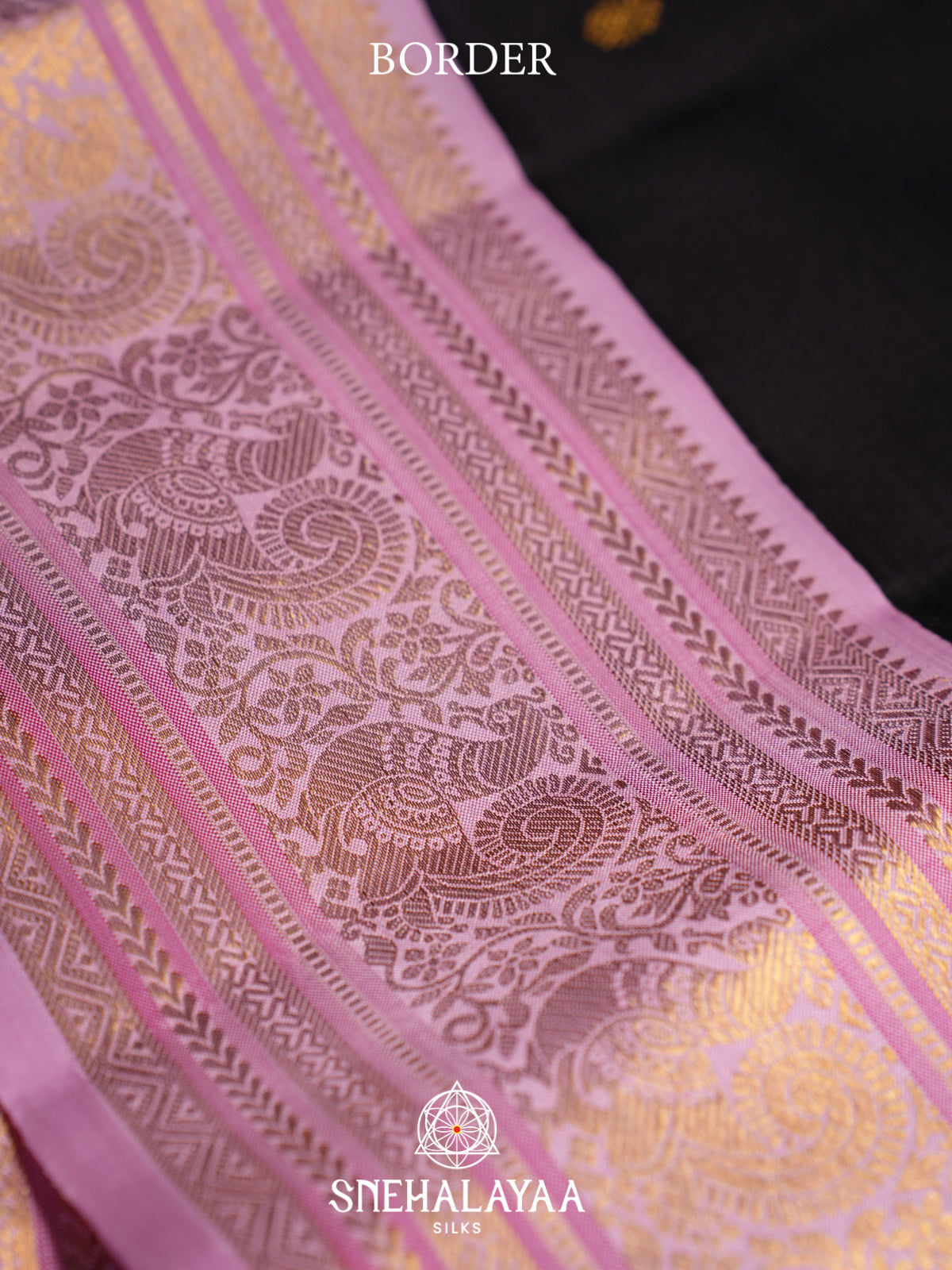 Black Kanjivaram Silk Saree