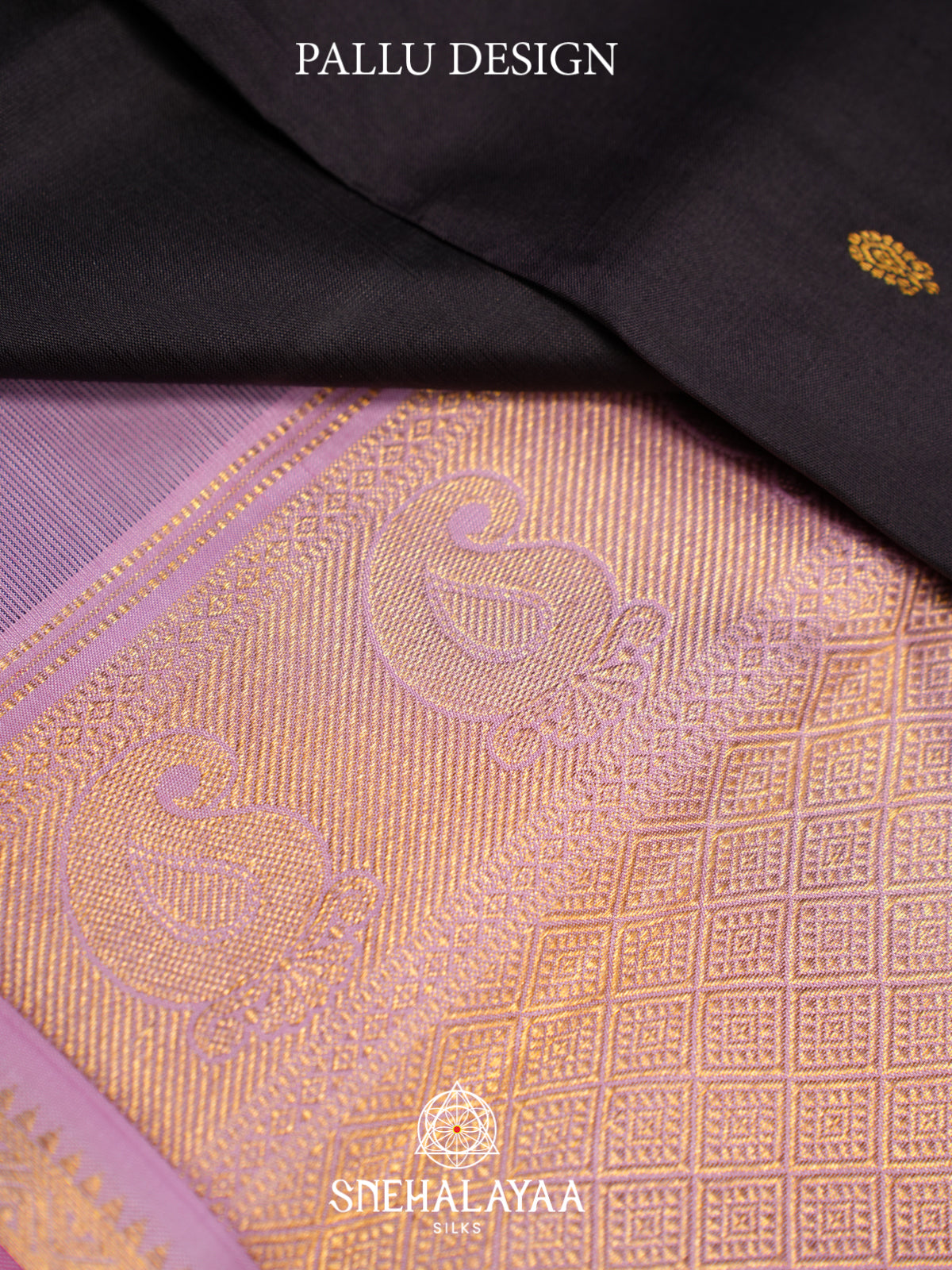 Black Kanjivaram Silk Saree
