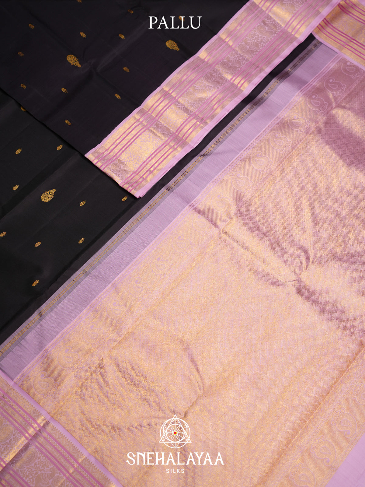 Black Kanjivaram Silk Saree