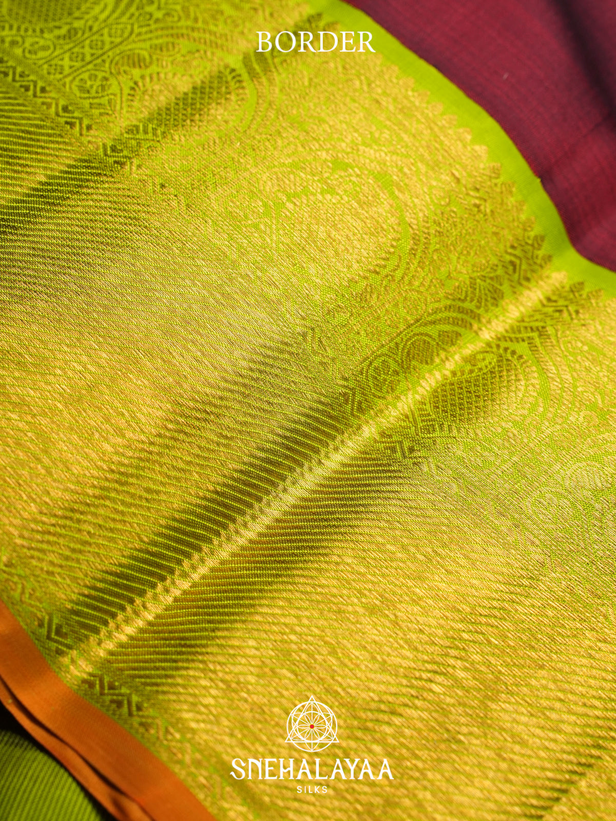 Maroon Kanjivaram Silk Saree