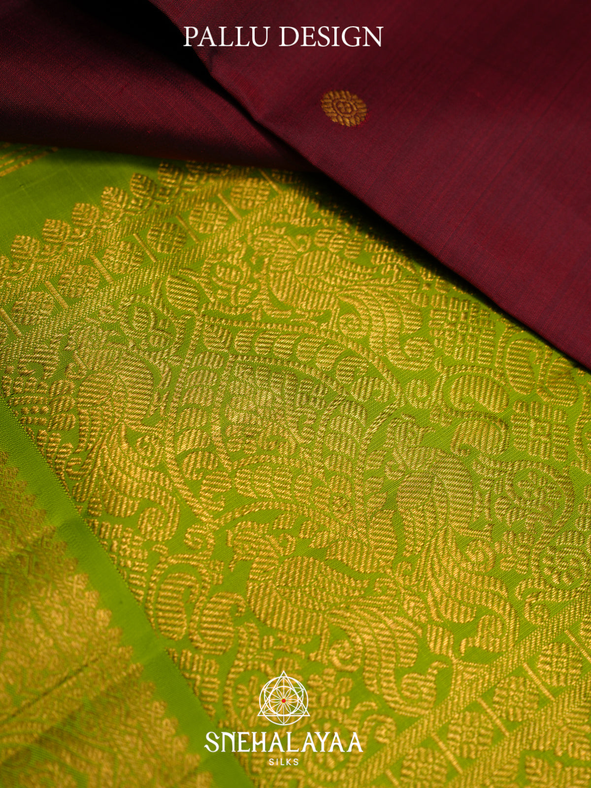 Maroon Kanjivaram Silk Saree