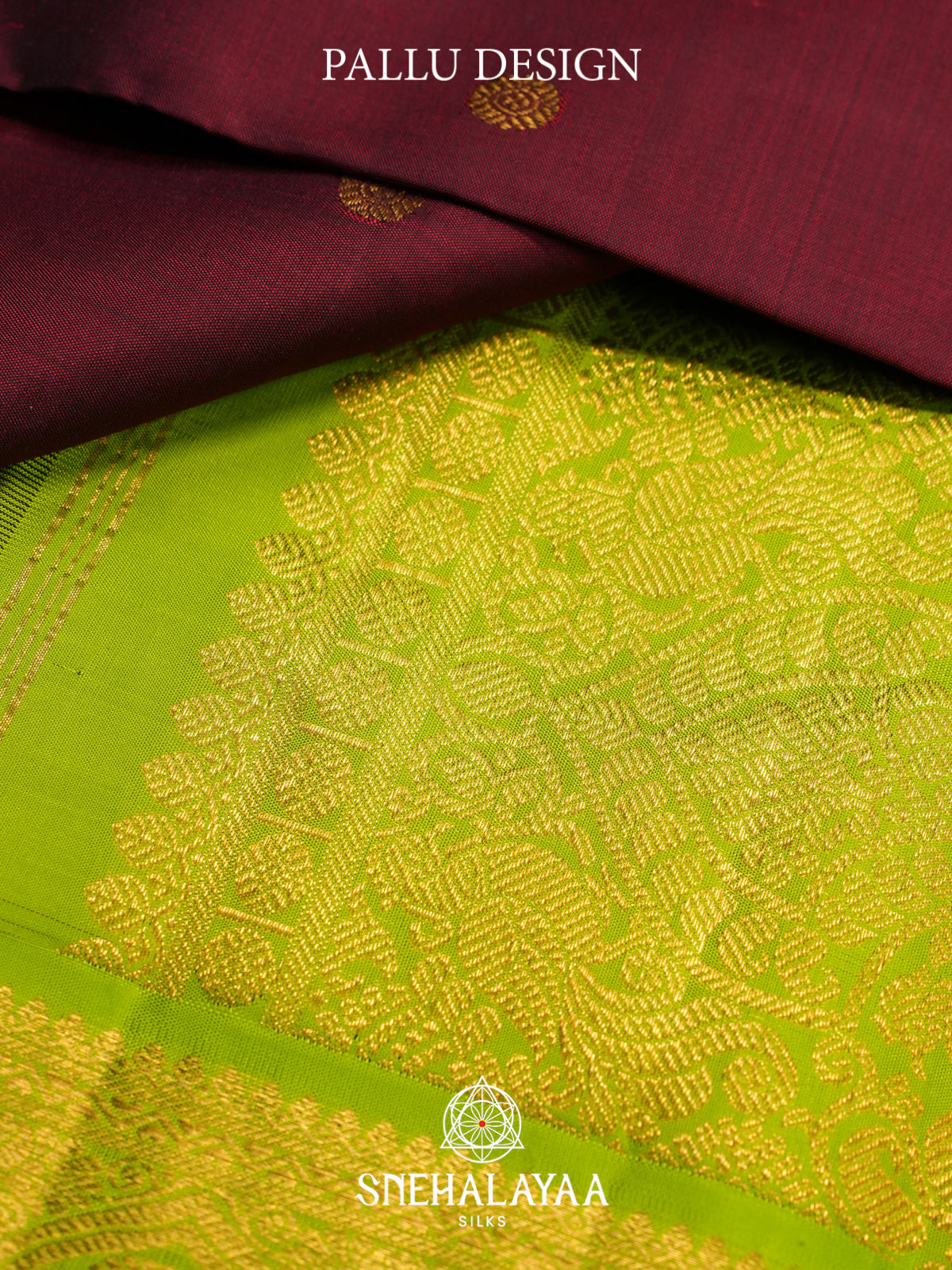 Maroon Kanjivaram Silk Saree