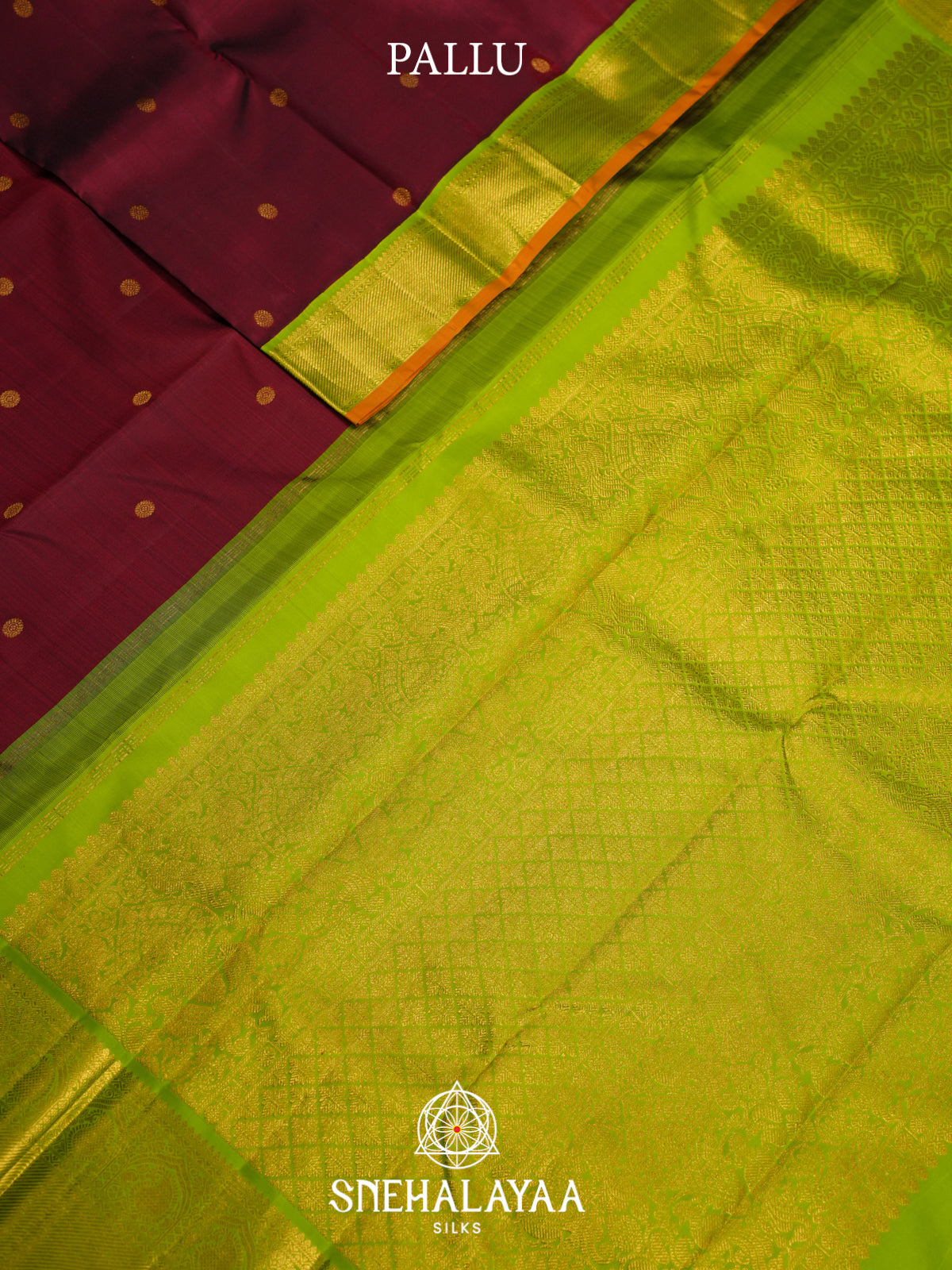 Maroon Kanjivaram Silk Saree