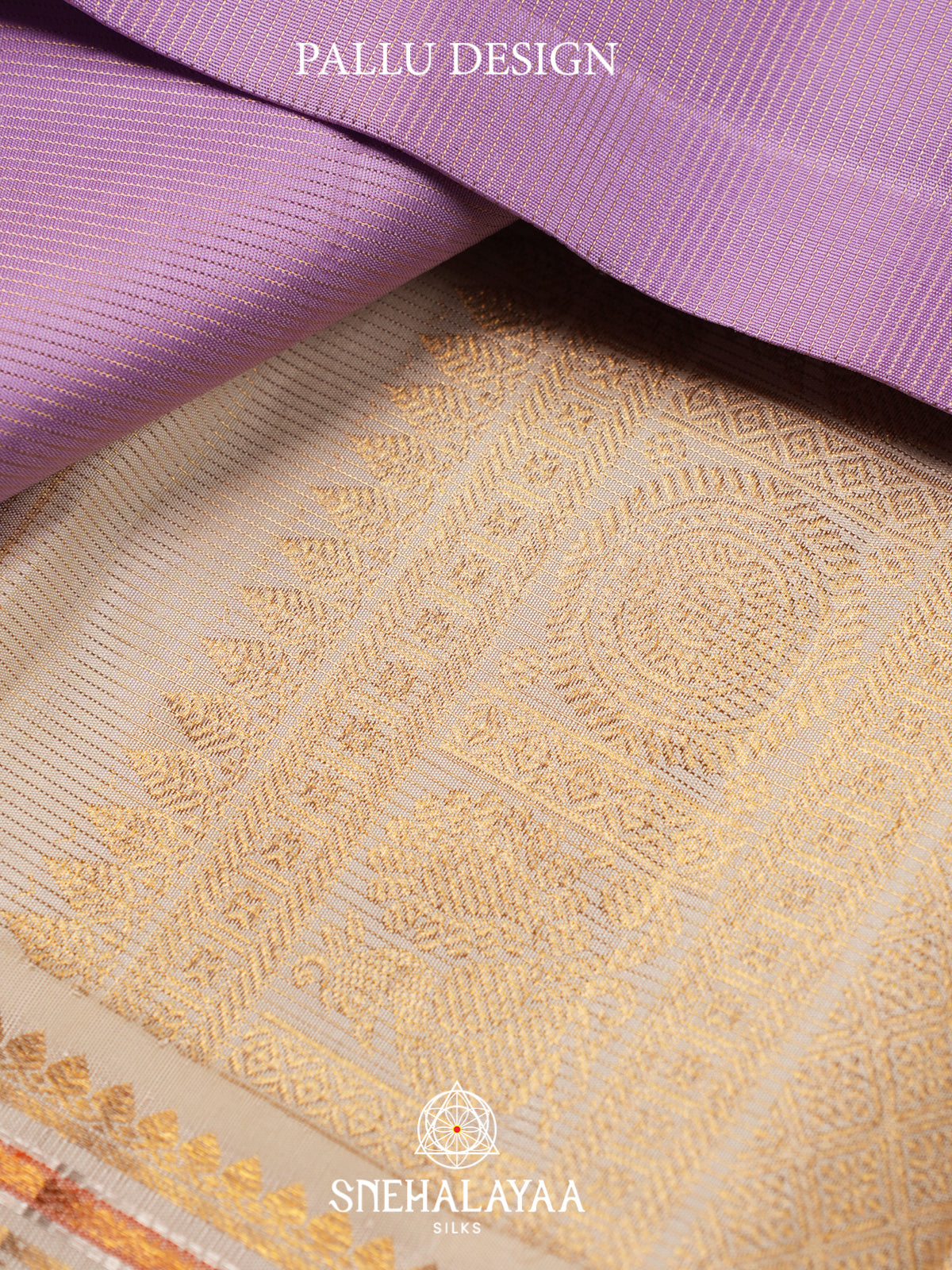 Lavender Kanjivaram Silk Saree