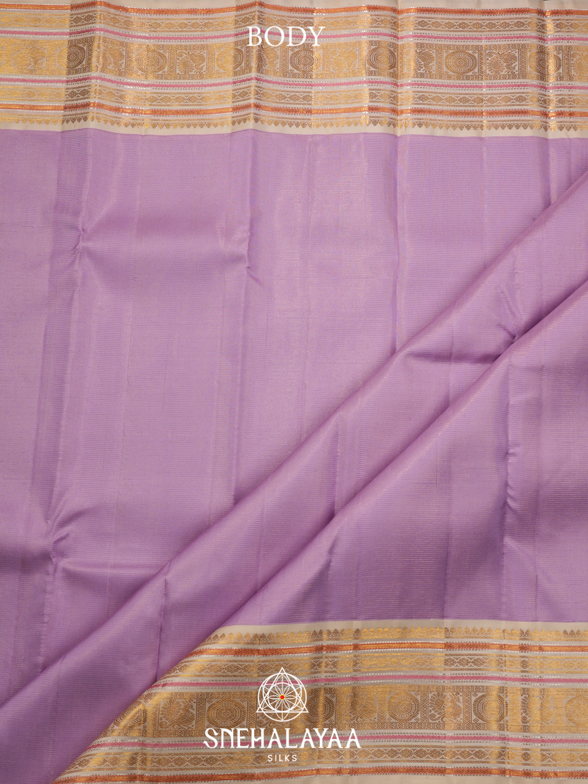 Lavender Kanjivaram Silk Saree