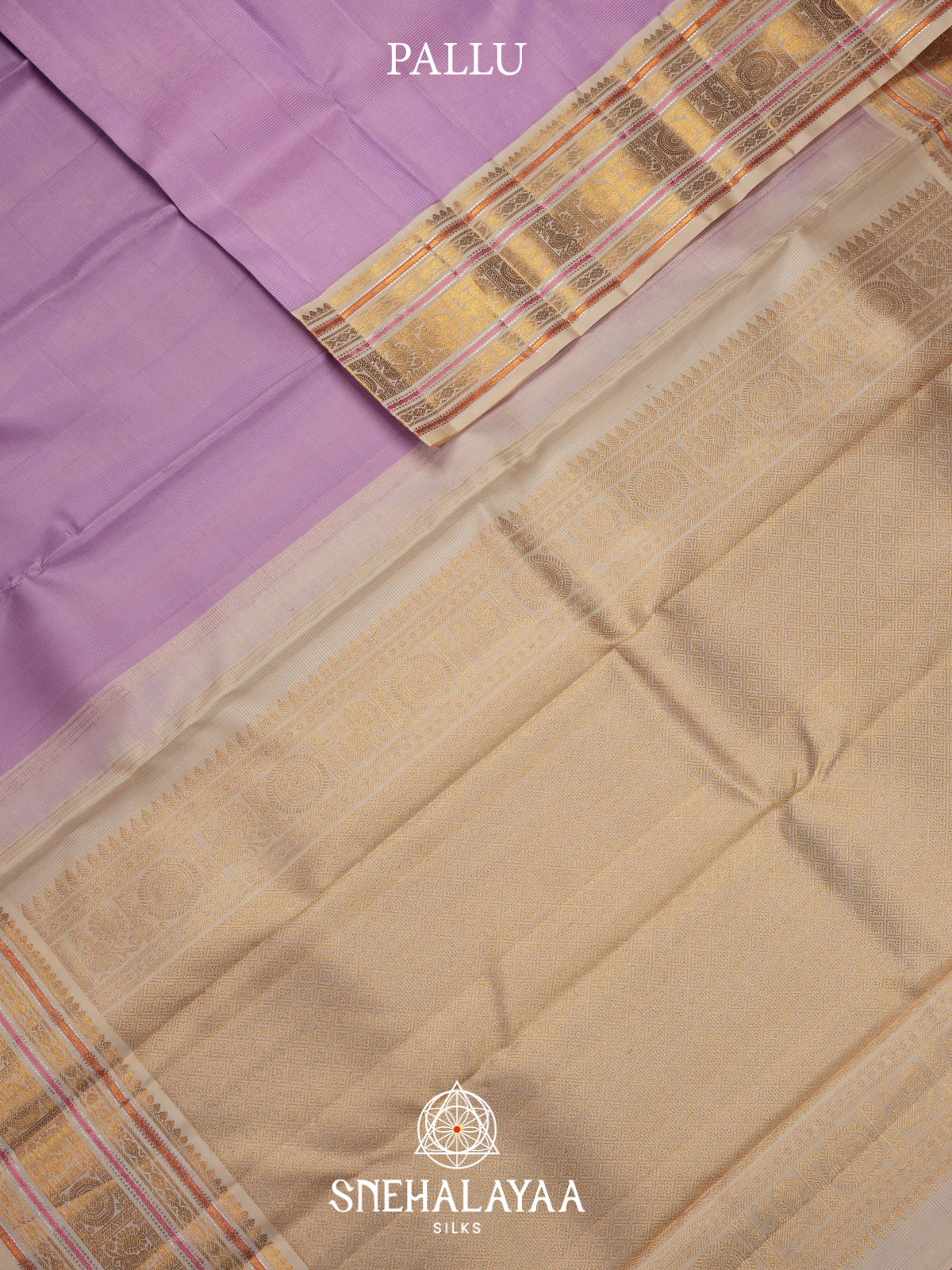 Lavender Kanjivaram Silk Saree