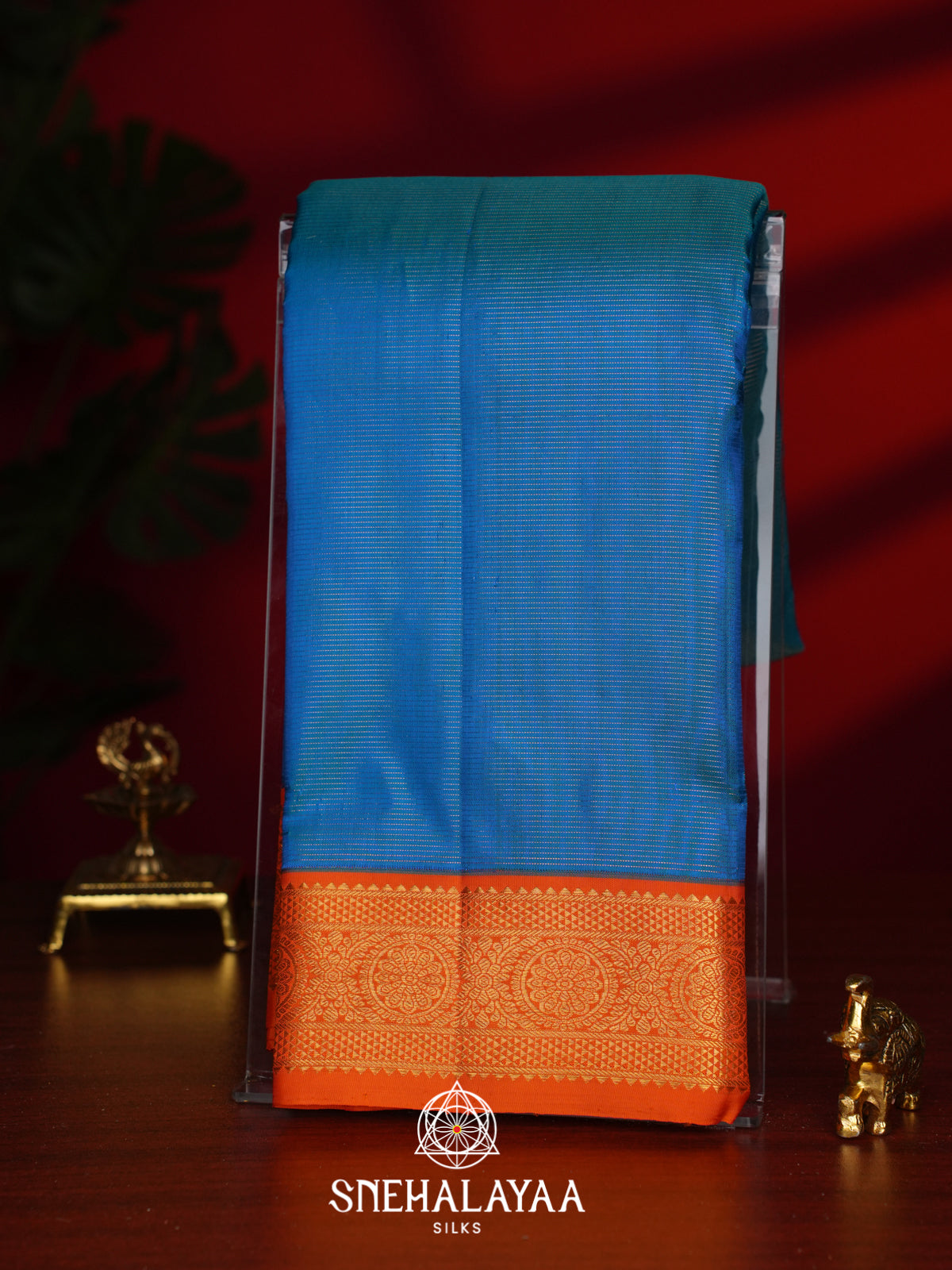 Blue Kanjivaram Silk Saree