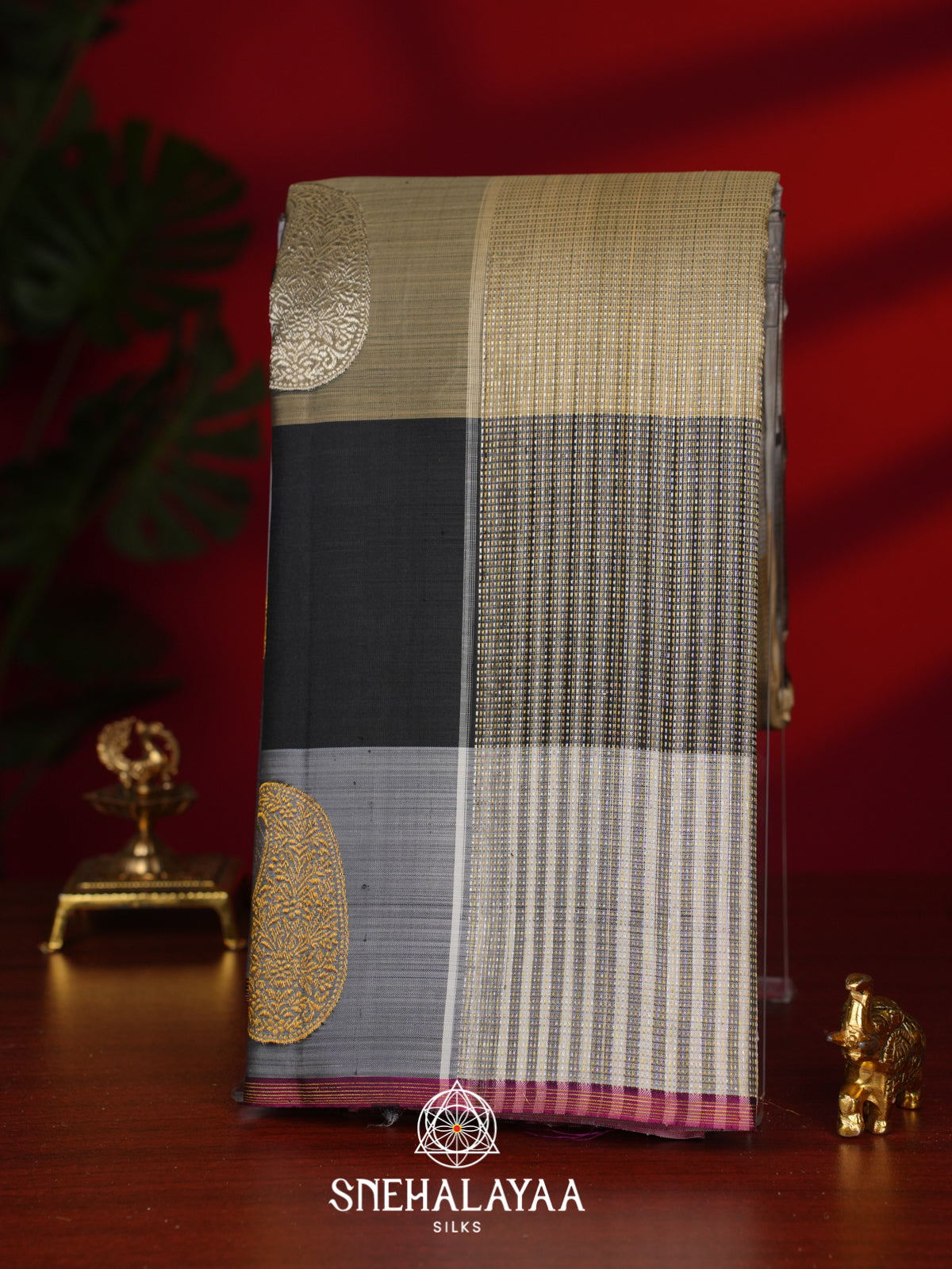 Multicolour Kanjivaram Silk Saree