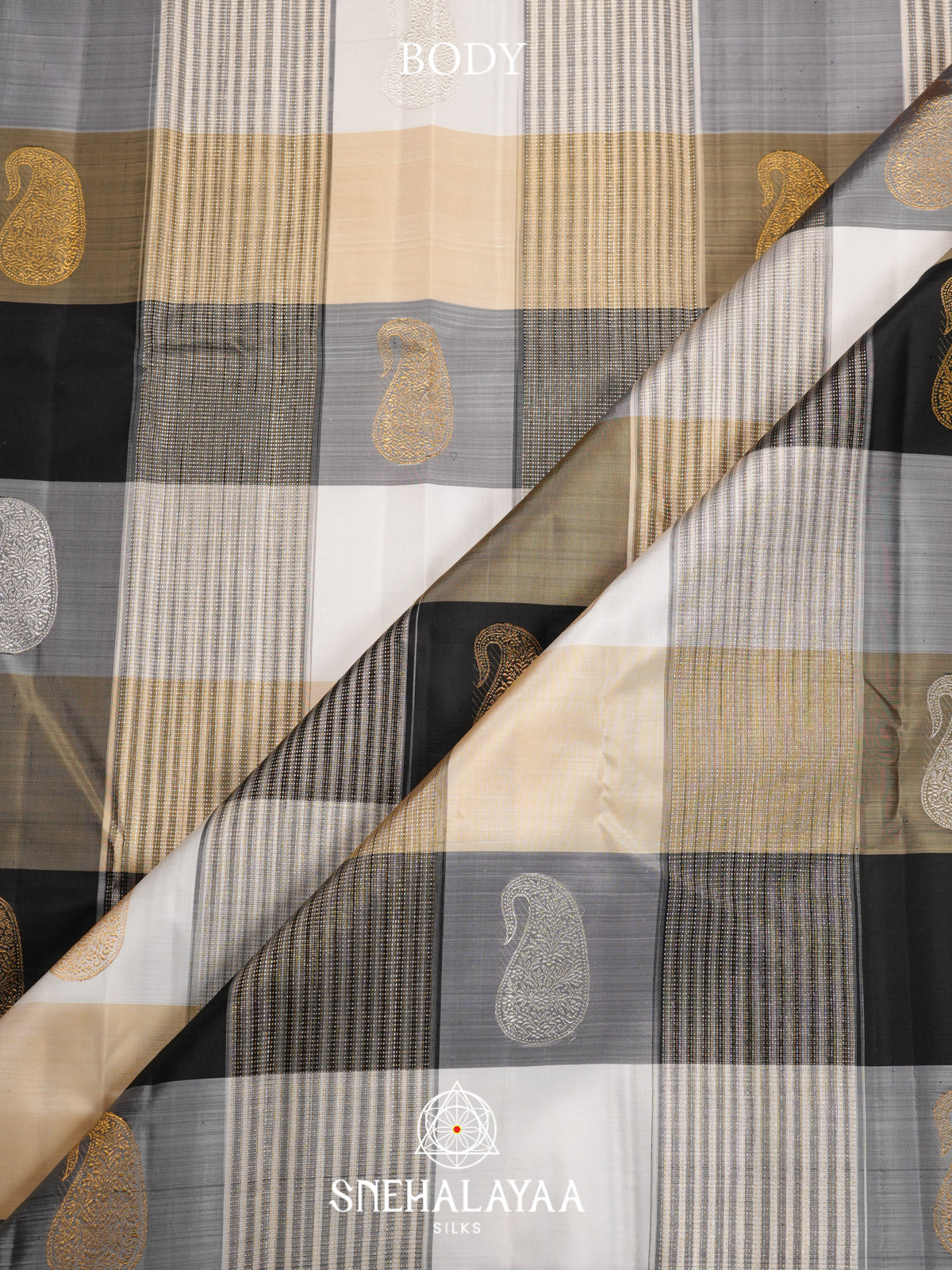 Multicolour Kanjivaram Silk Saree