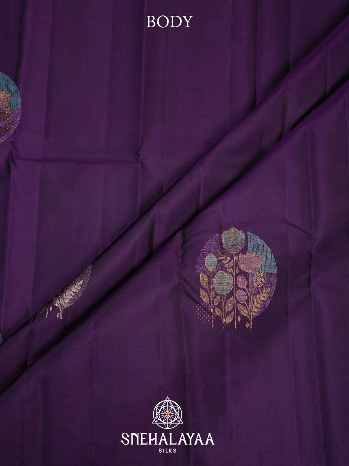 Purple Kanjivaram Silk Saree