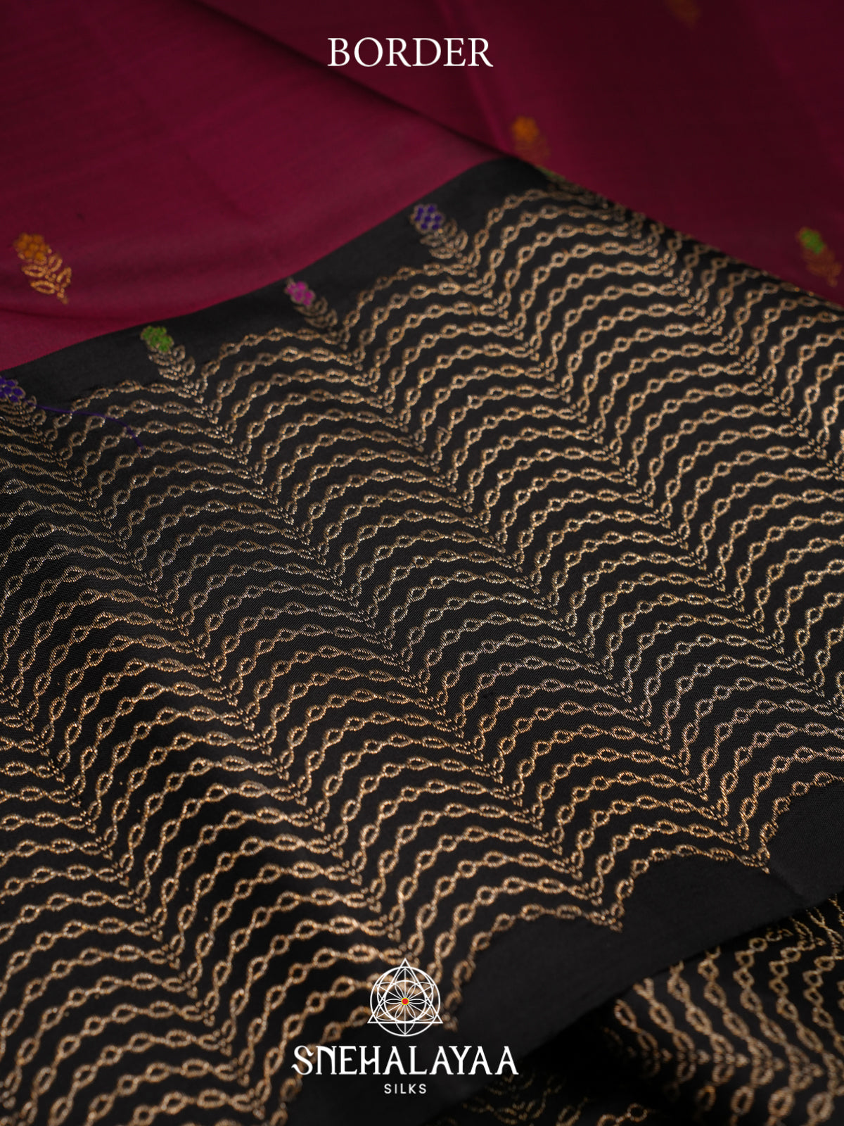 Wine Red Kanjivaram Silk Saree