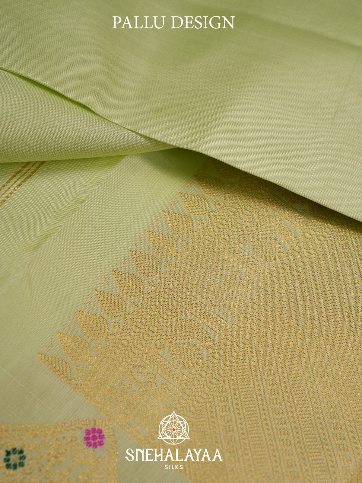 Pista Green Kanjivaram Silk Saree