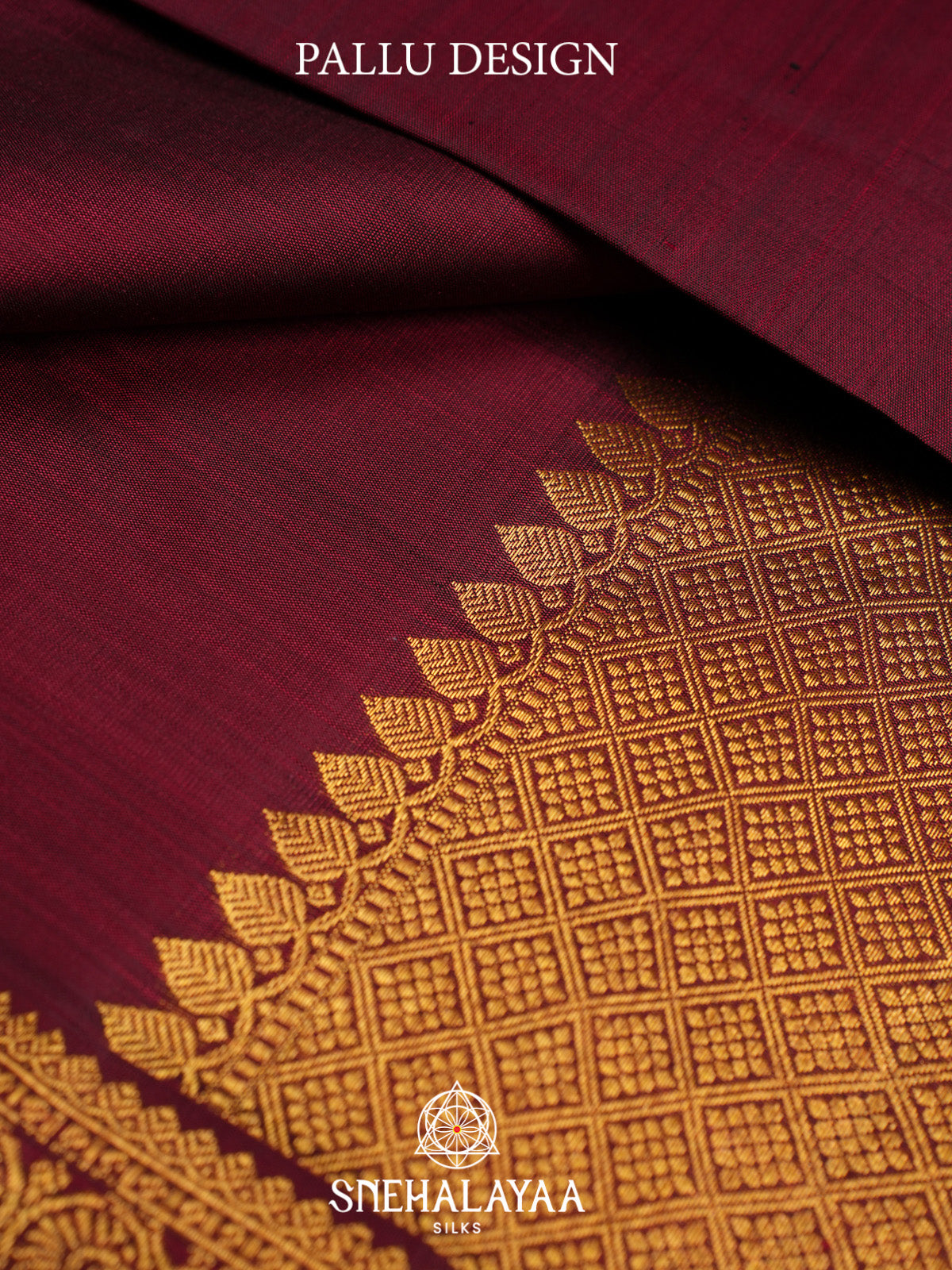 Maroon Kanjivaram Silk Saree