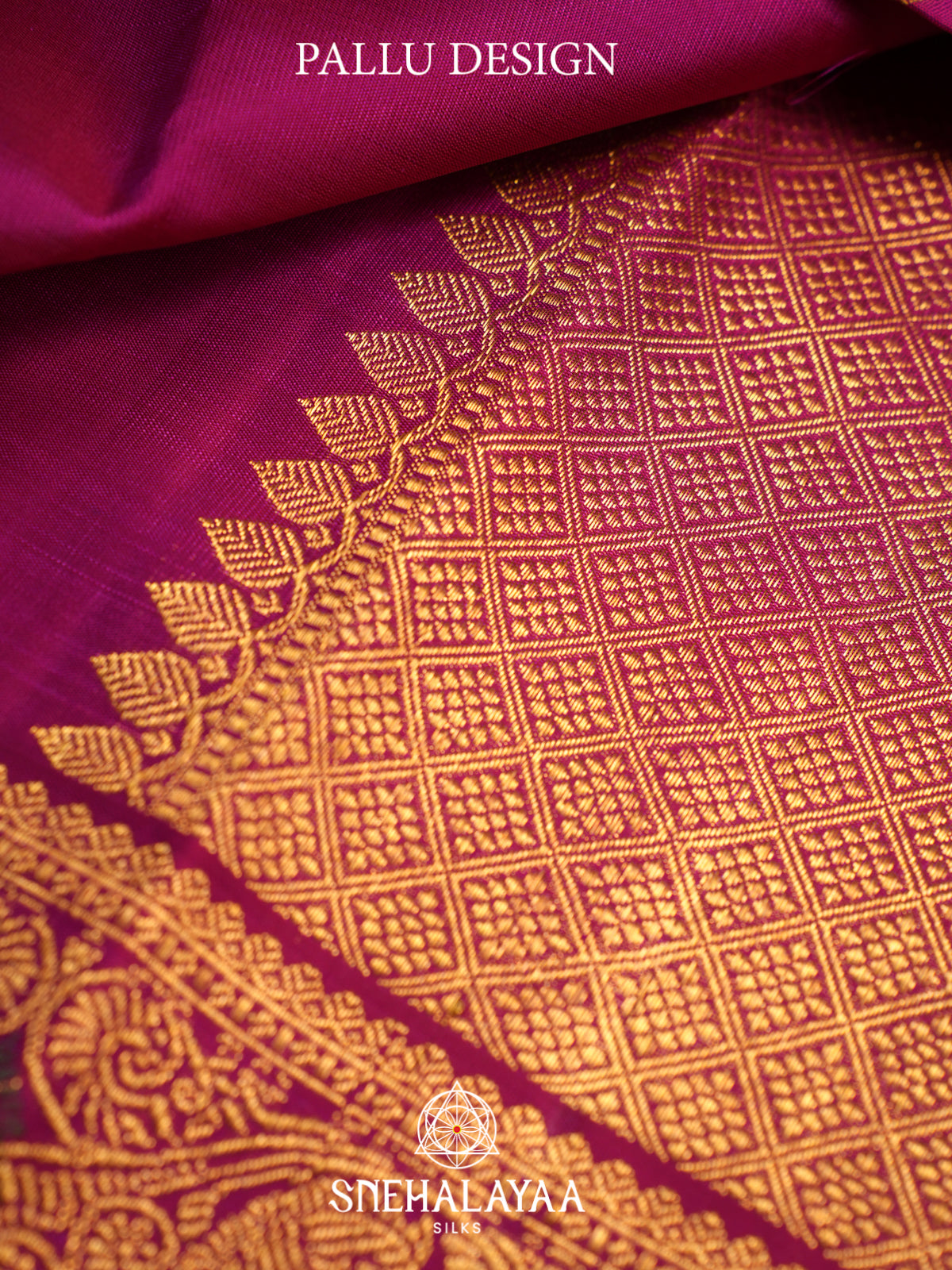 Mulberry Pink Kanjivaram Silk Saree