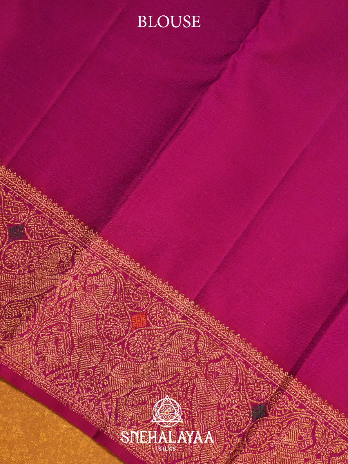 Mulberry Pink Kanjivaram Silk Saree