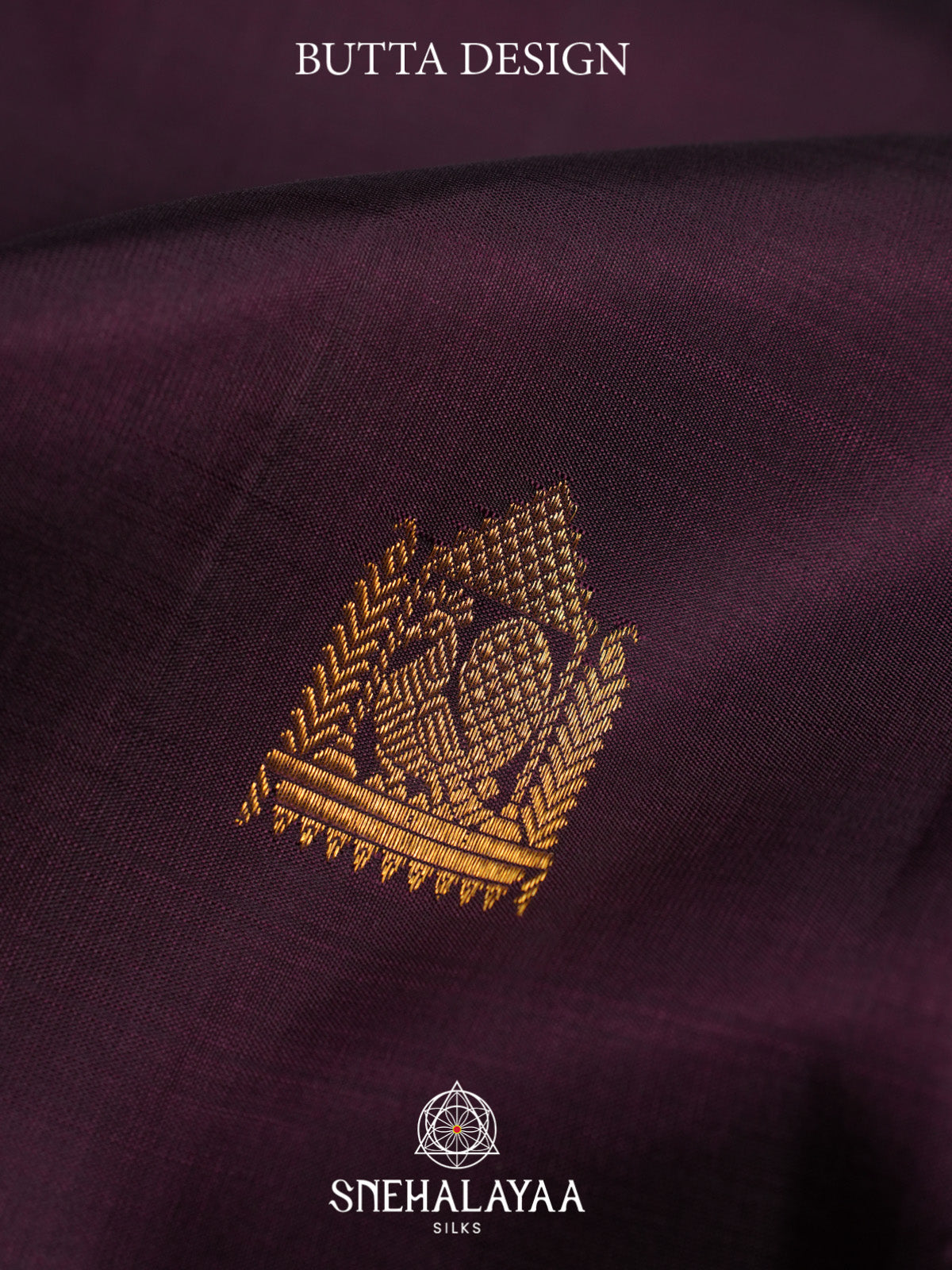 Burgundy Kanjivaram Silk Saree