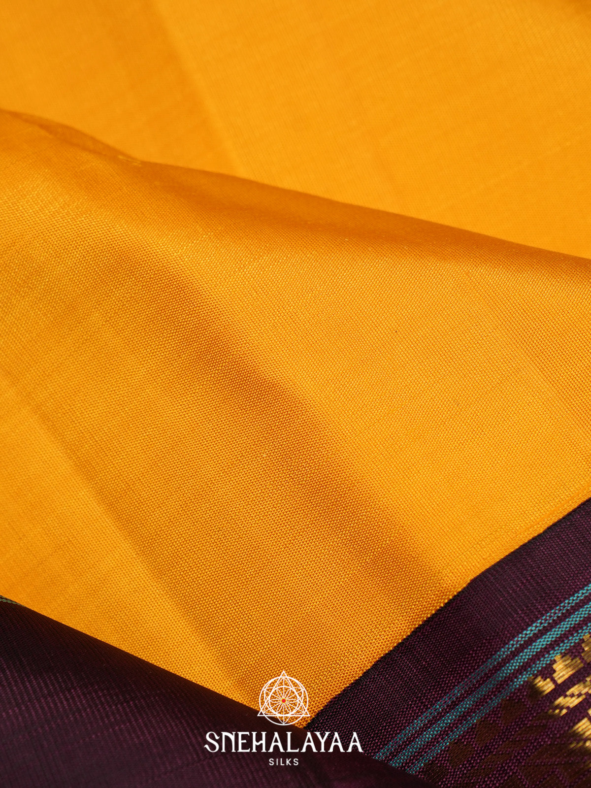 Mango Yellow Kanjivaram Silk Saree