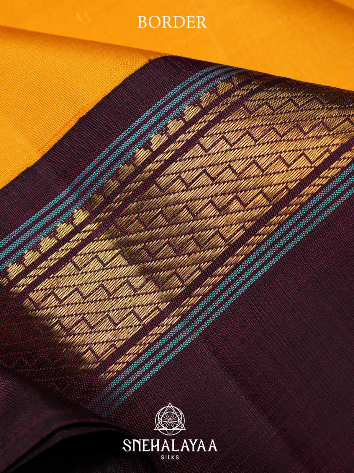 Mango Yellow Kanjivaram Silk Saree