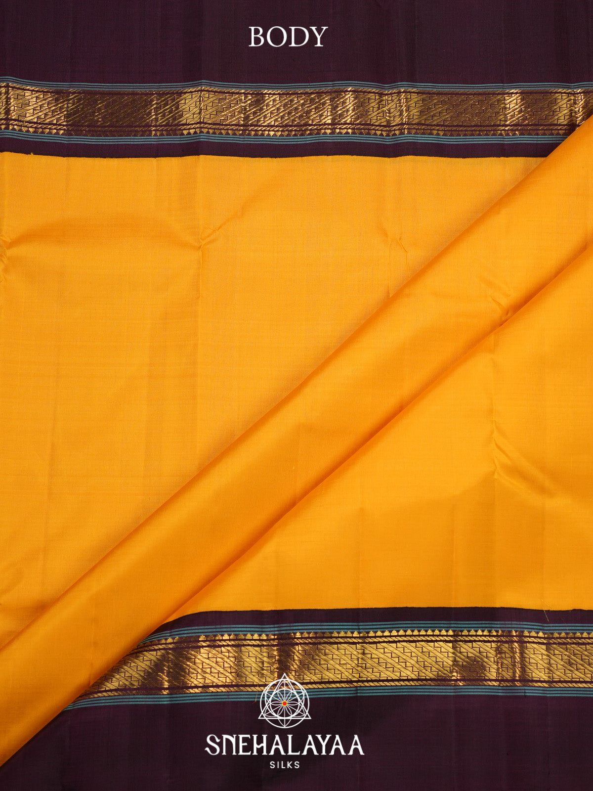 Mango Yellow Kanjivaram Silk Saree
