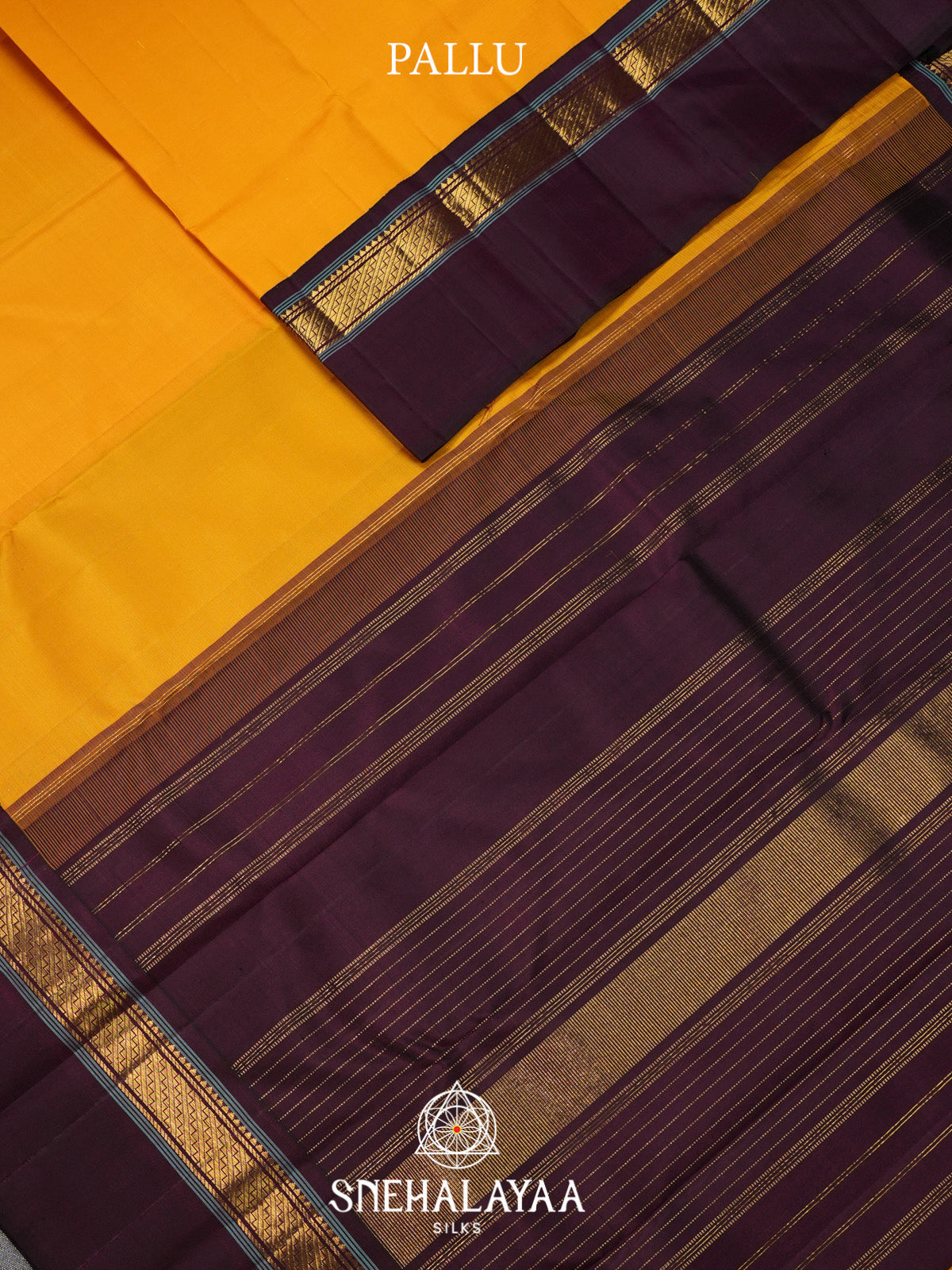 Mango Yellow Kanjivaram Silk Saree