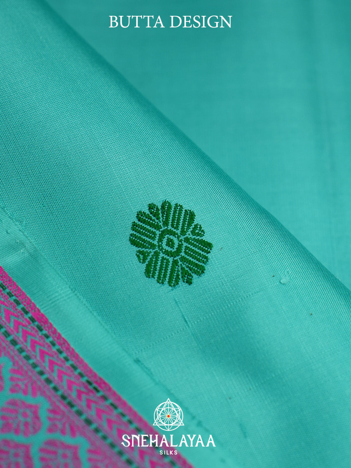 Sea foam Green Kanjivaram Silk Saree