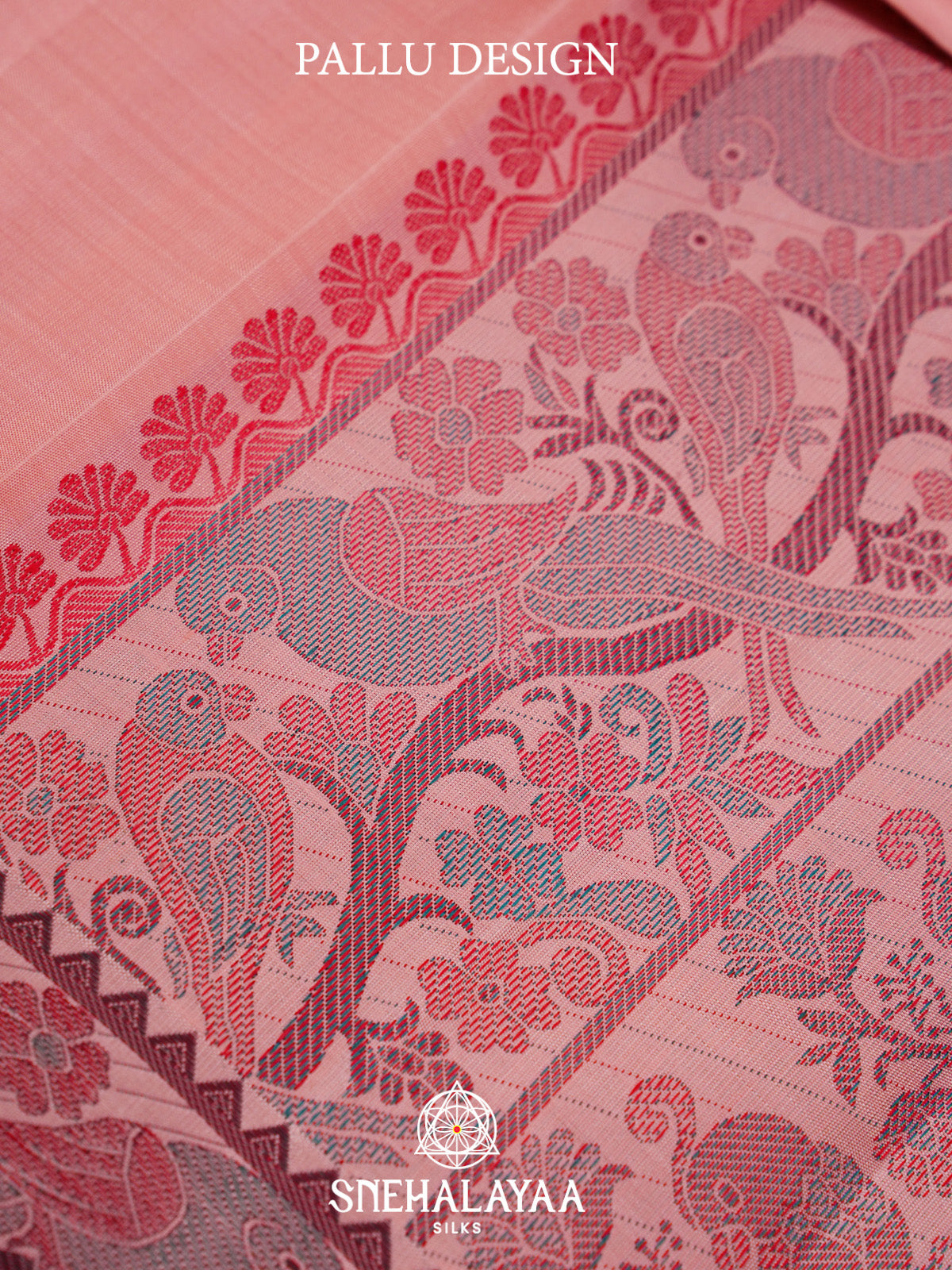 Pink Kanjivaram Silk Saree