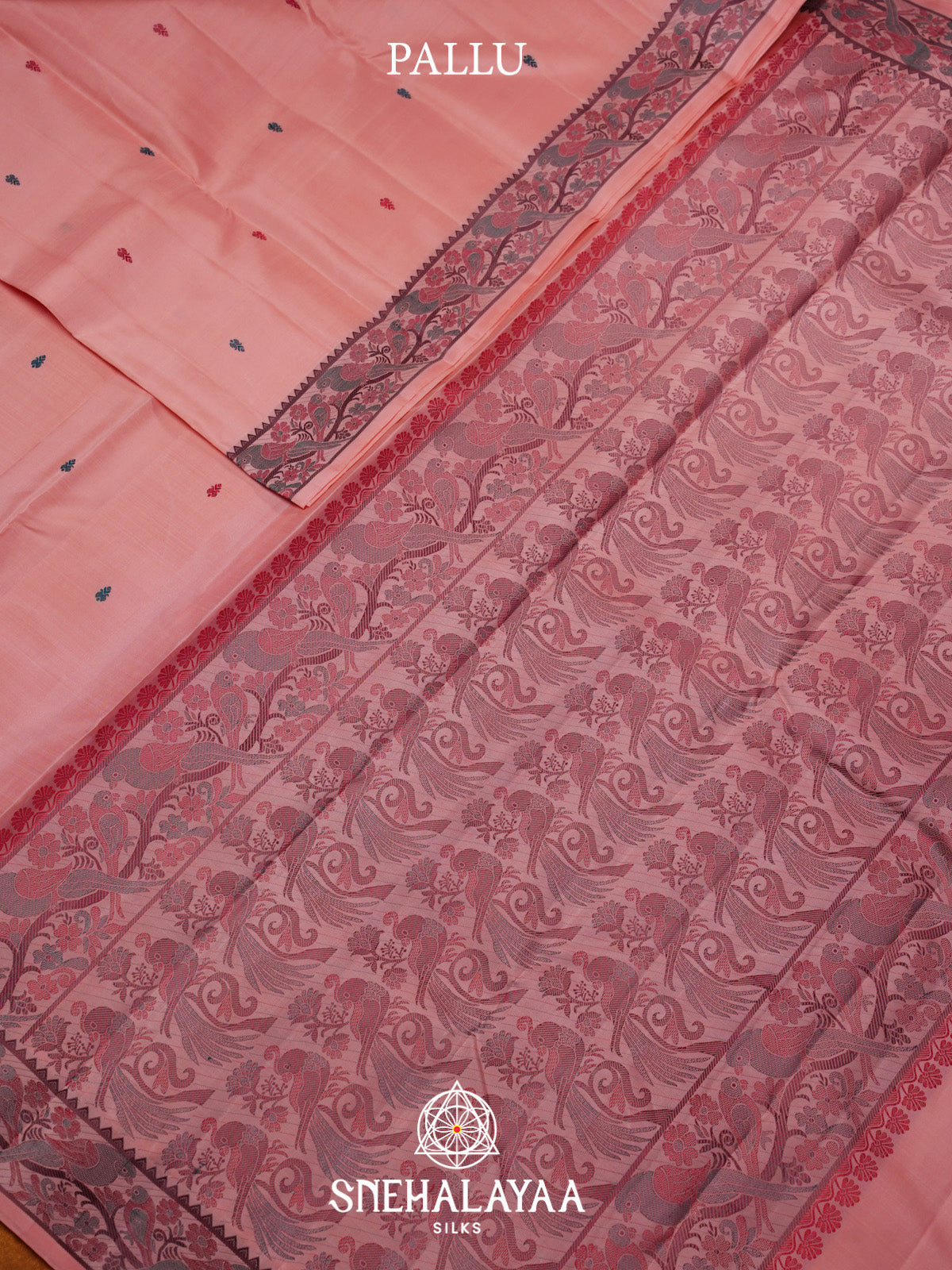 Pink Kanjivaram Silk Saree