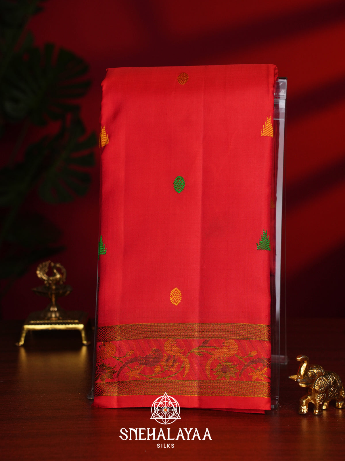 Red Kanjivaram Silk Saree