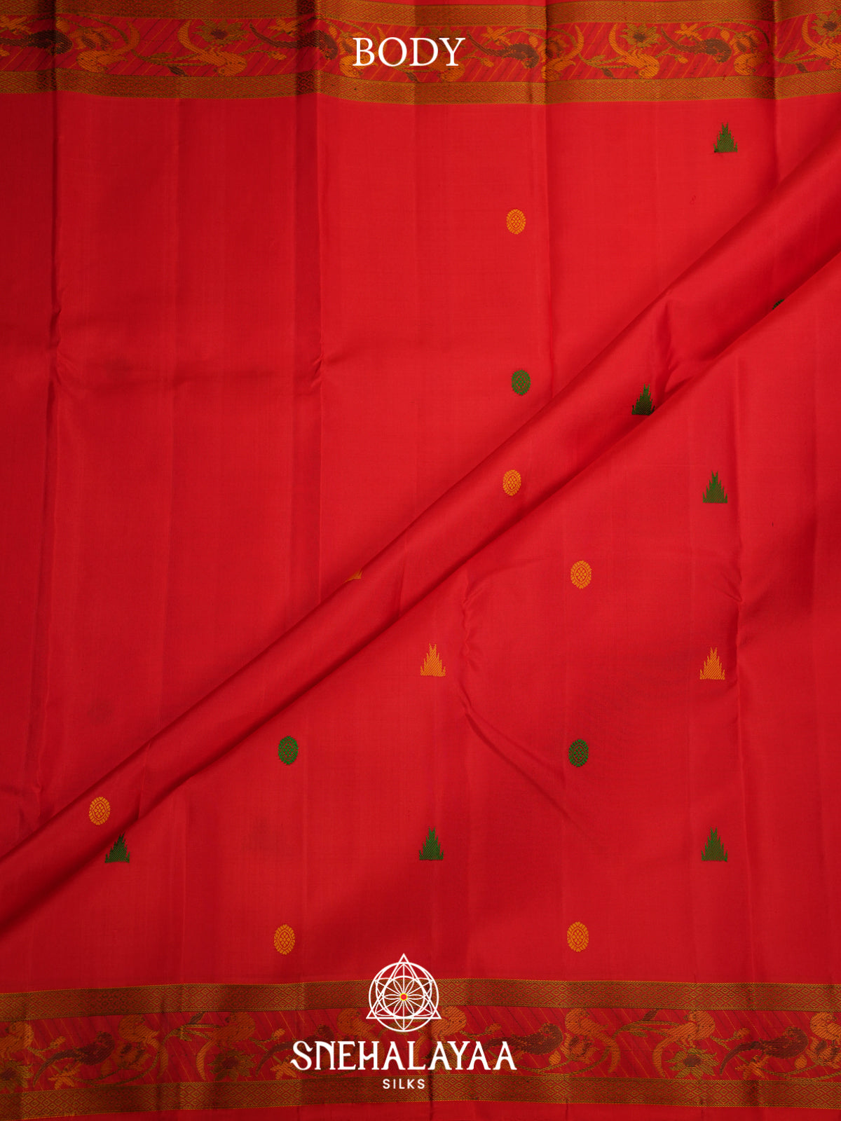Red Kanjivaram Silk Saree