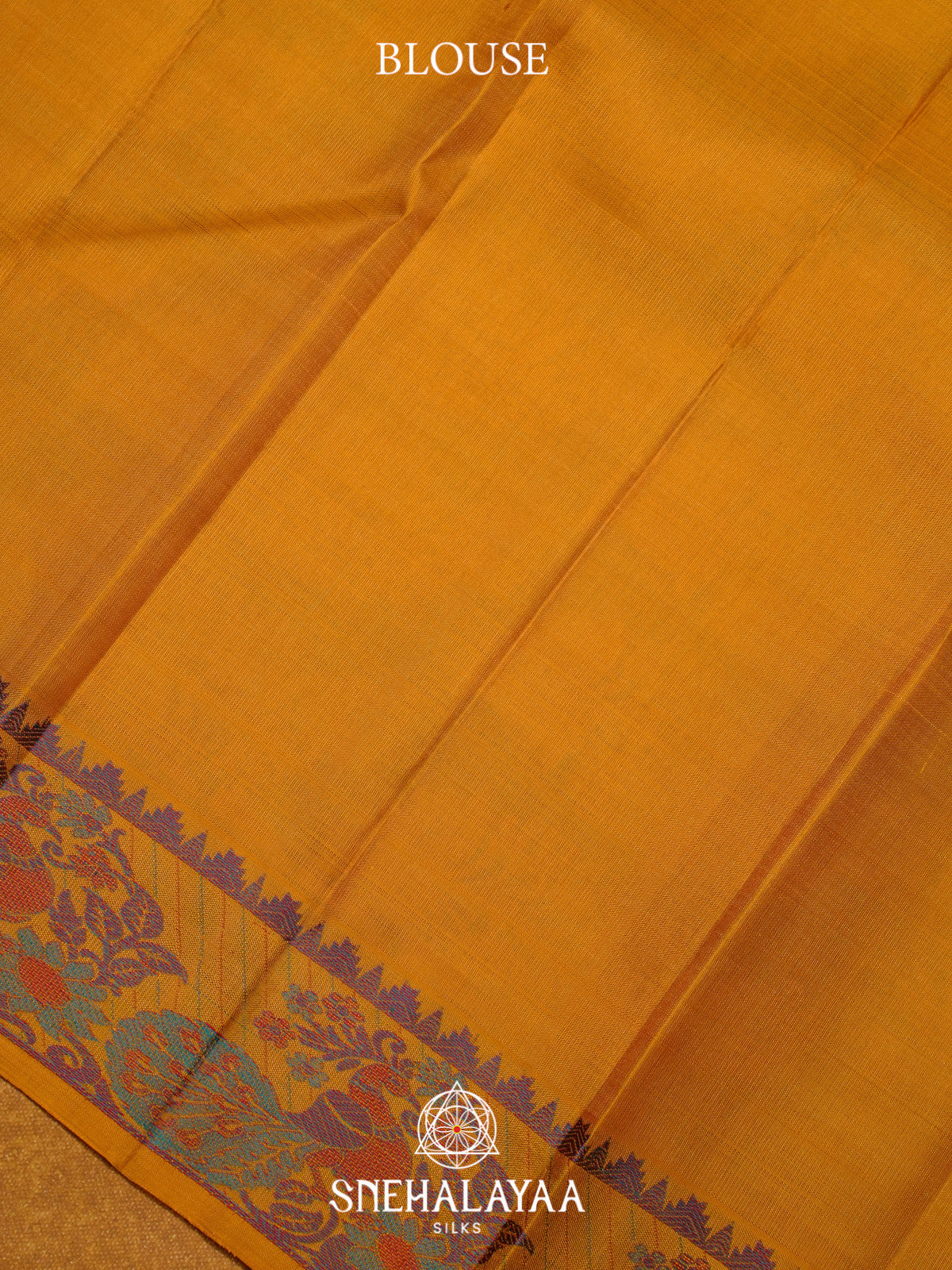 Mango Yellow Kanjivaram Silk Saree