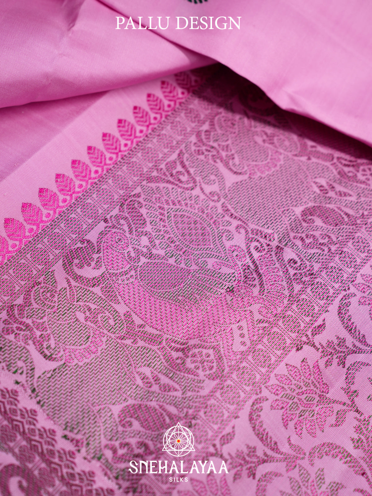 Pink Kanjivaram Silk Saree